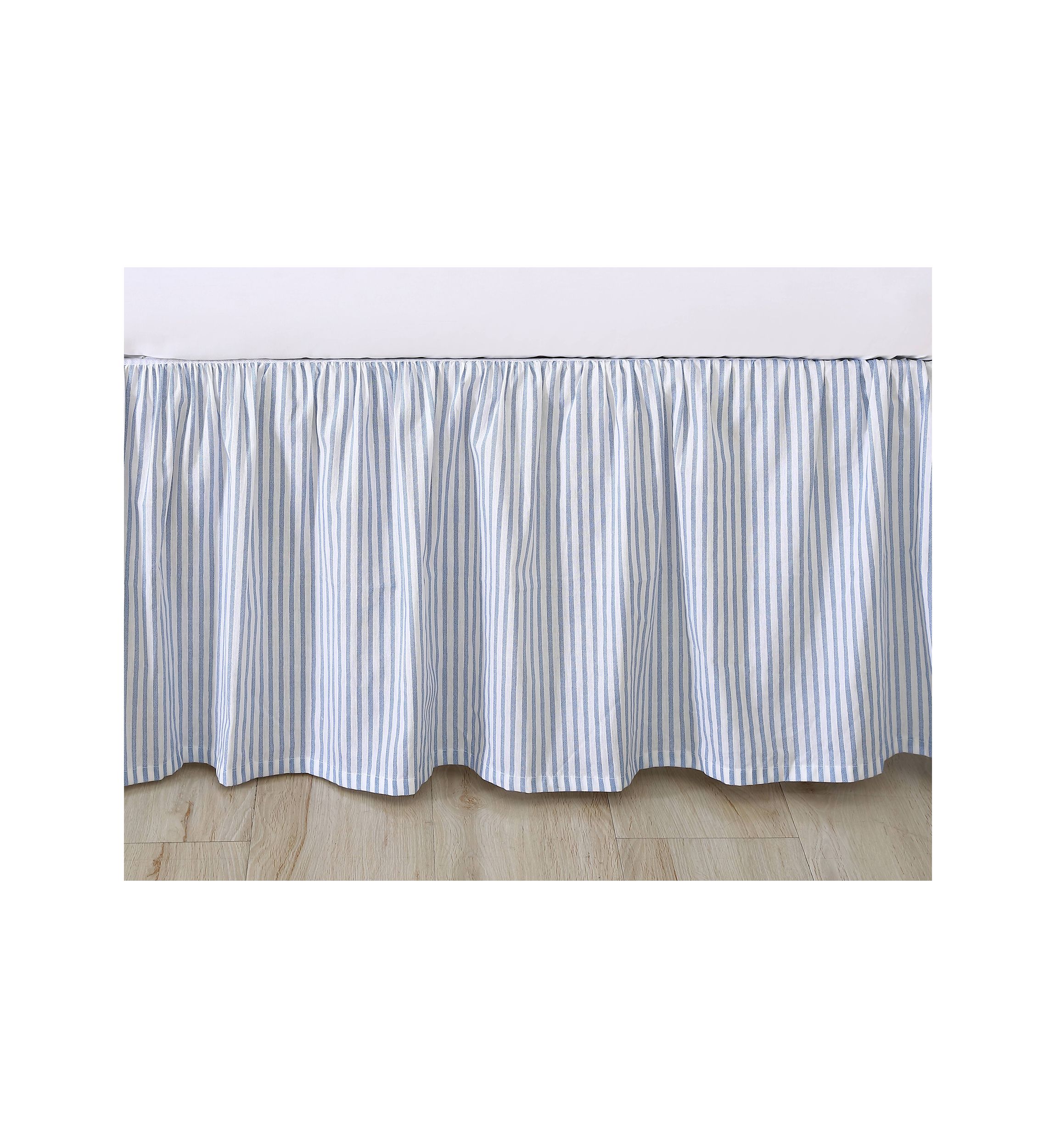 Classics Tic Stripe 1-Piece Cotton Bedskirt