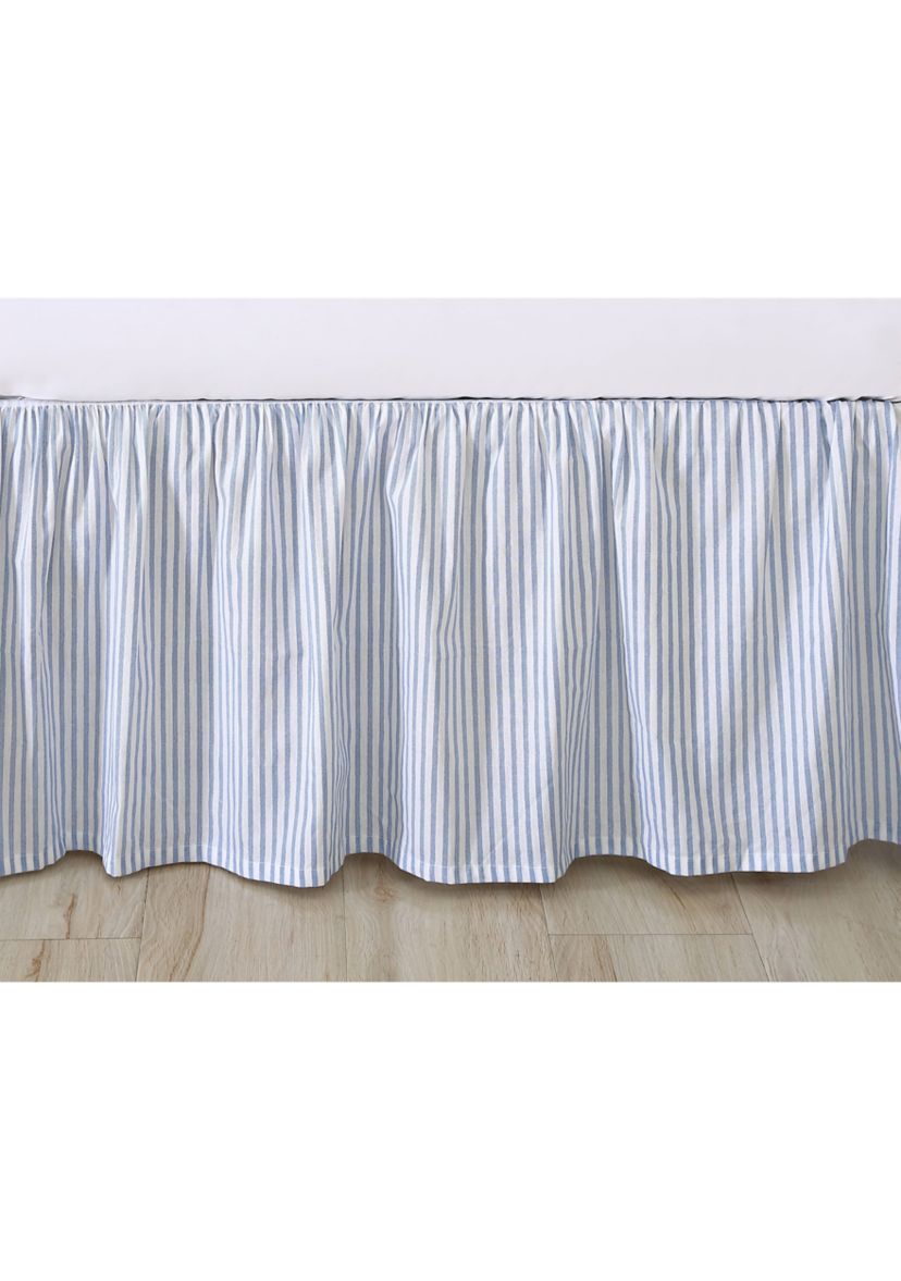 Classics Tic Stripe 1-Piece Cotton Bedskirt