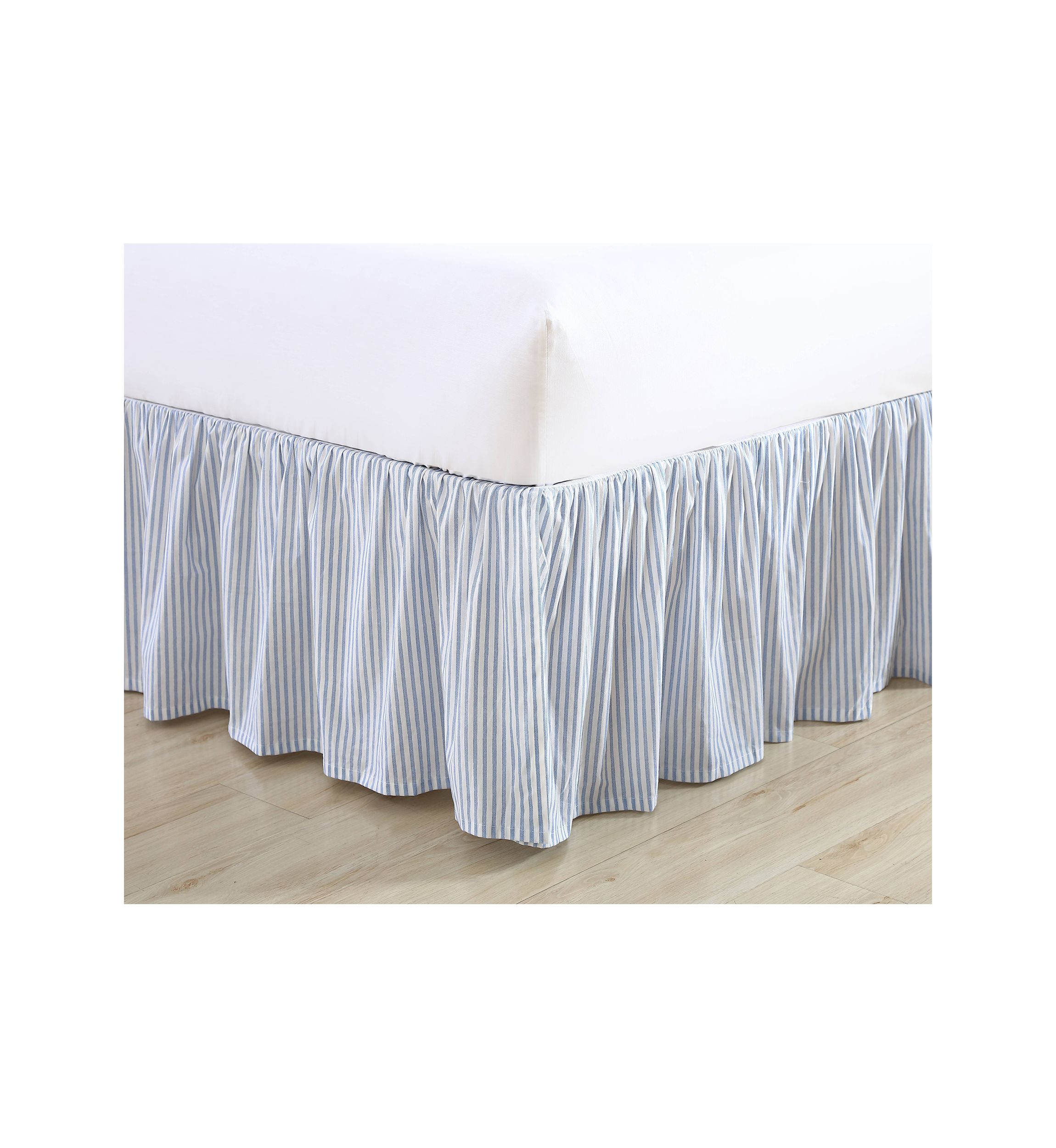 Classics Tic Stripe 1-Piece Cotton Bedskirt