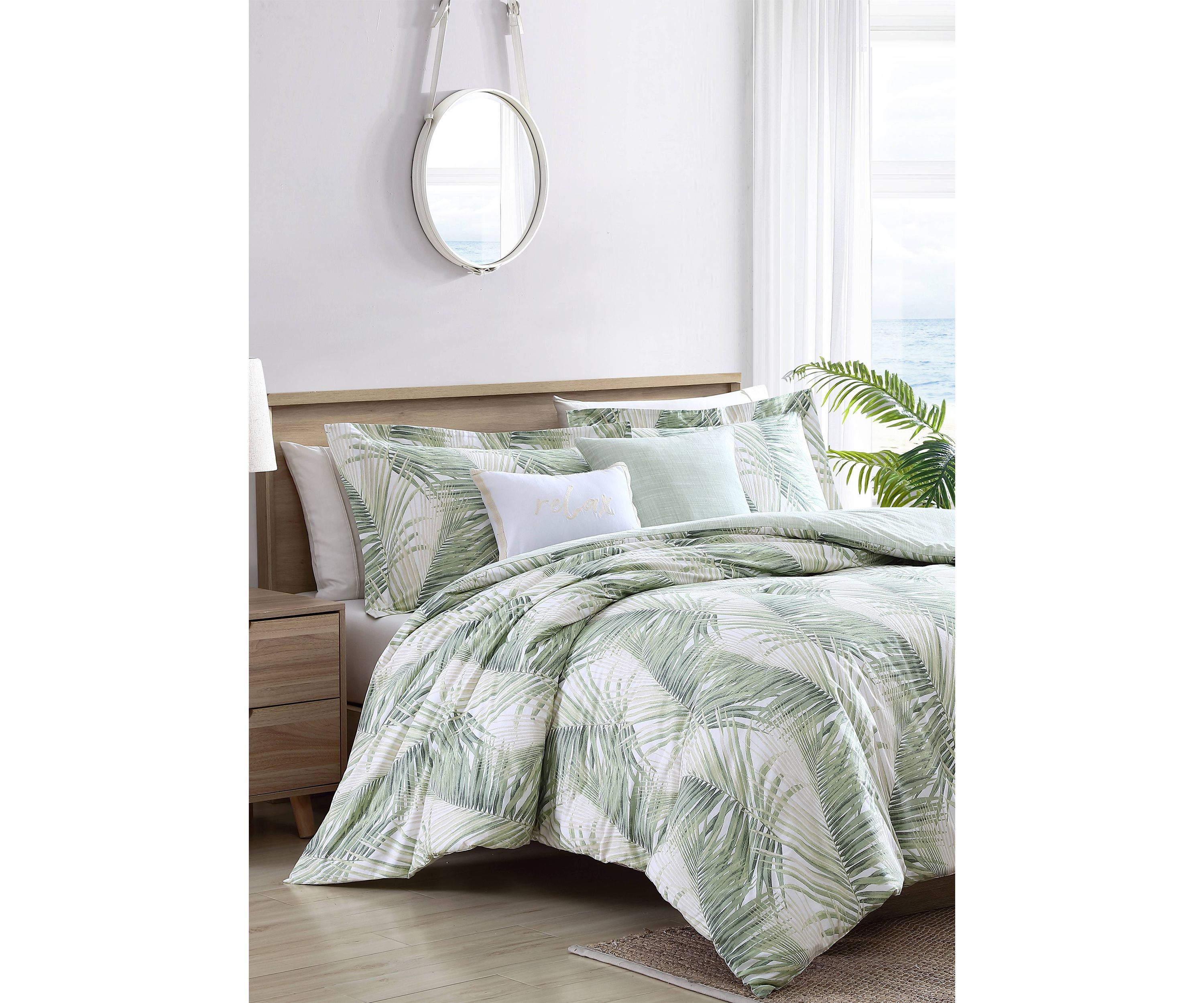 Kauai 5-Piece Botanical Cotton Bonus Comforter Set