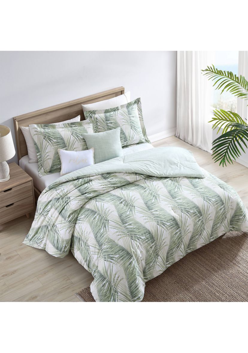 Kauai 5-Piece Botanical Cotton Bonus Comforter Set