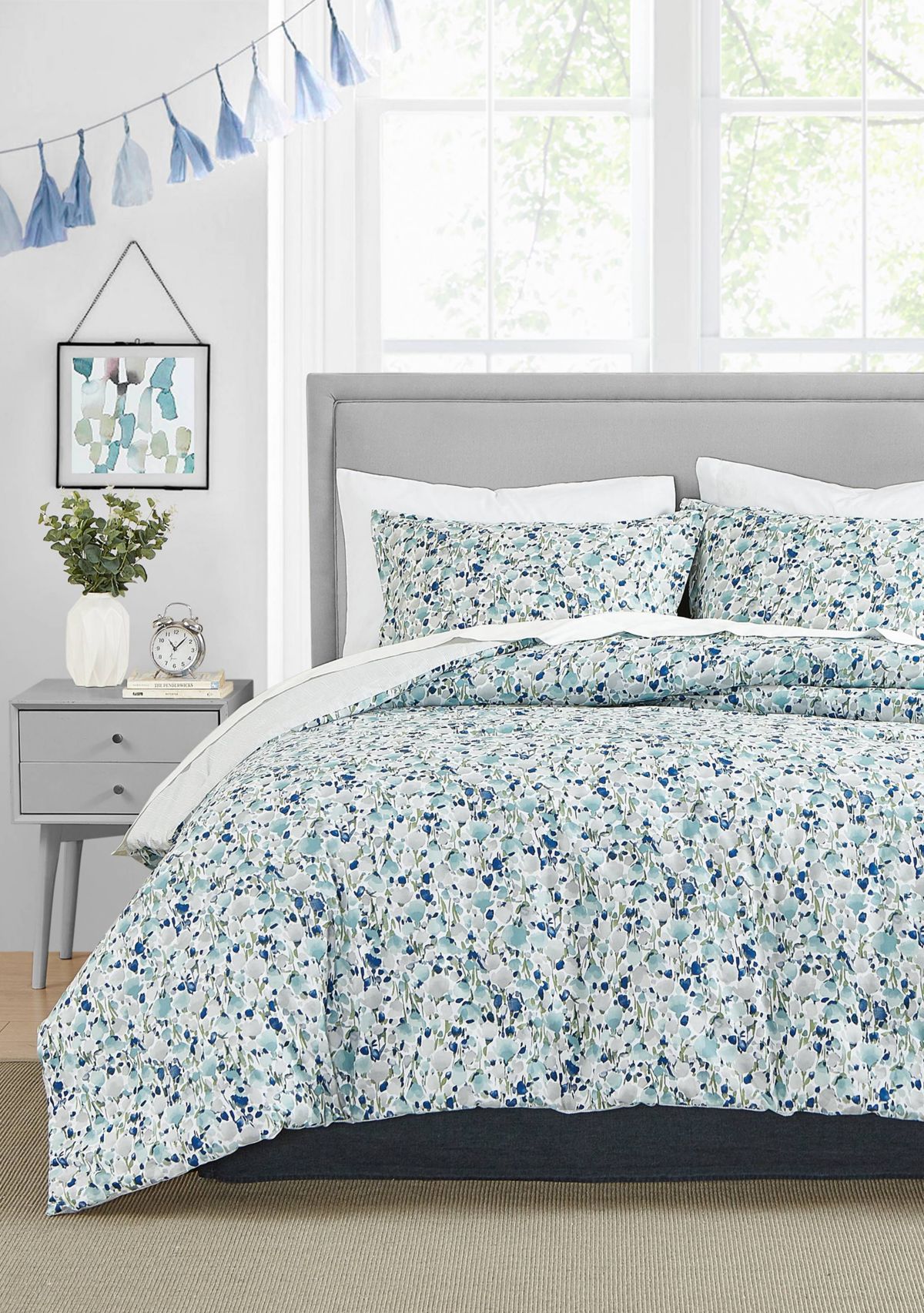 Olivia 3-Piece Cotton Duvet Cover Set