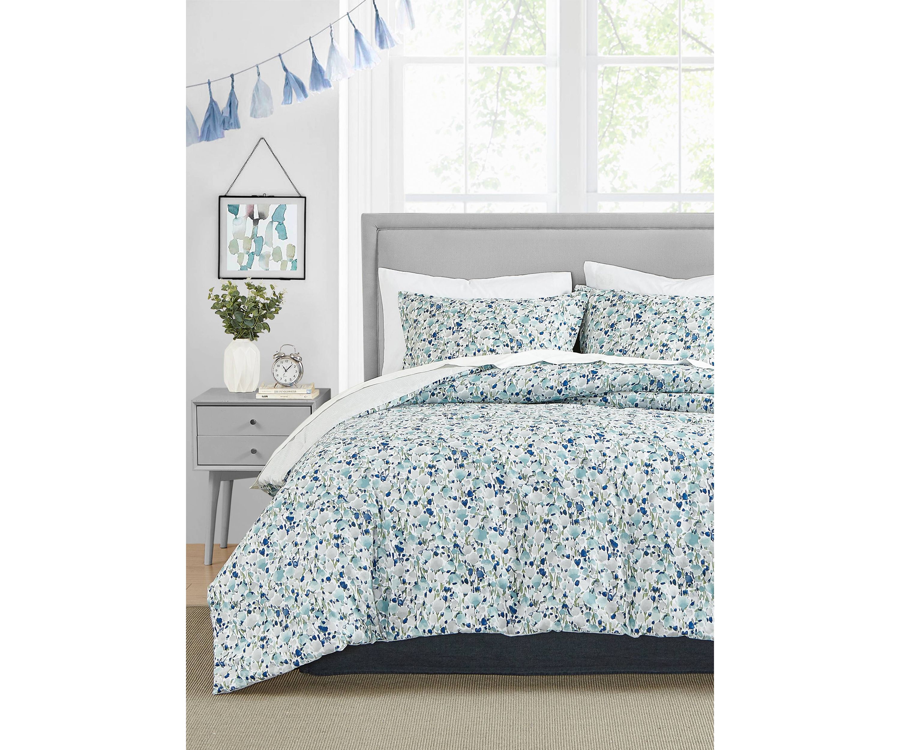 Olivia 3-Piece Cotton Duvet Cover Set