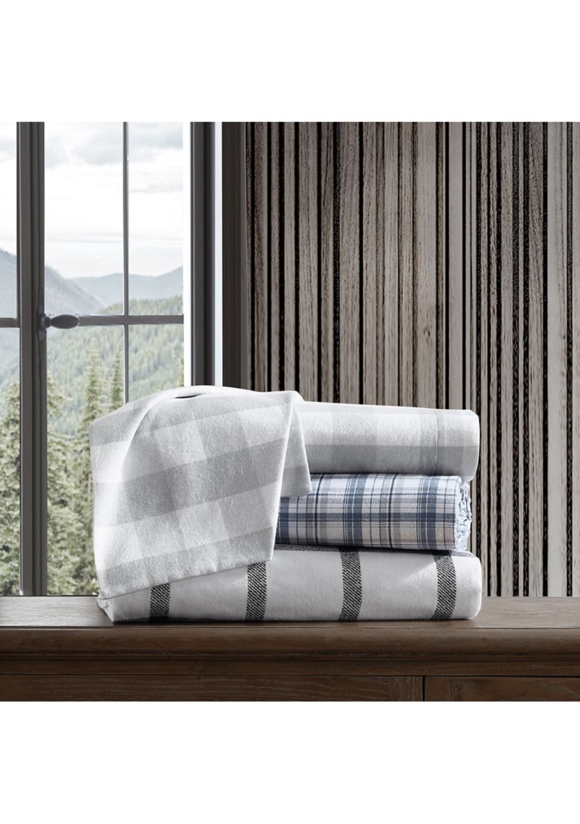 Lakehouse Plaid 4-Piece Cotton Sheet Set