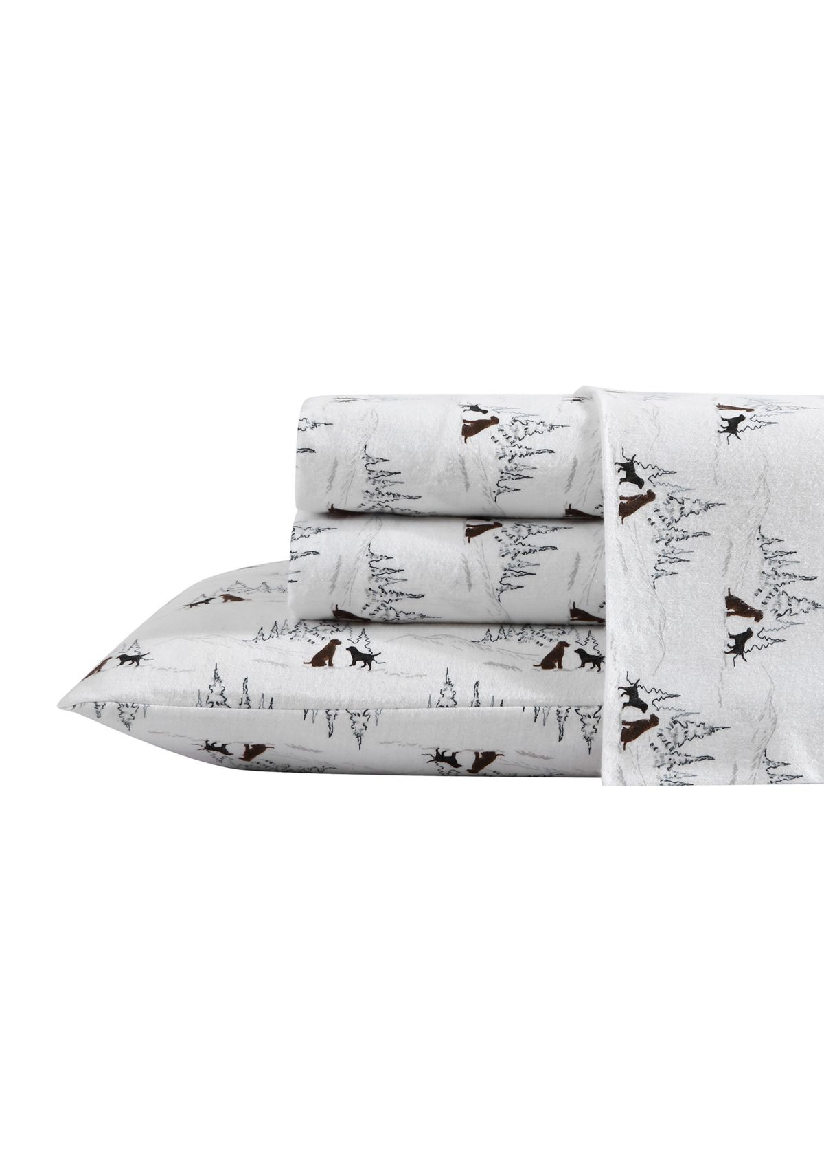 Dog Friends 4-Piece Cotton Sheet Set