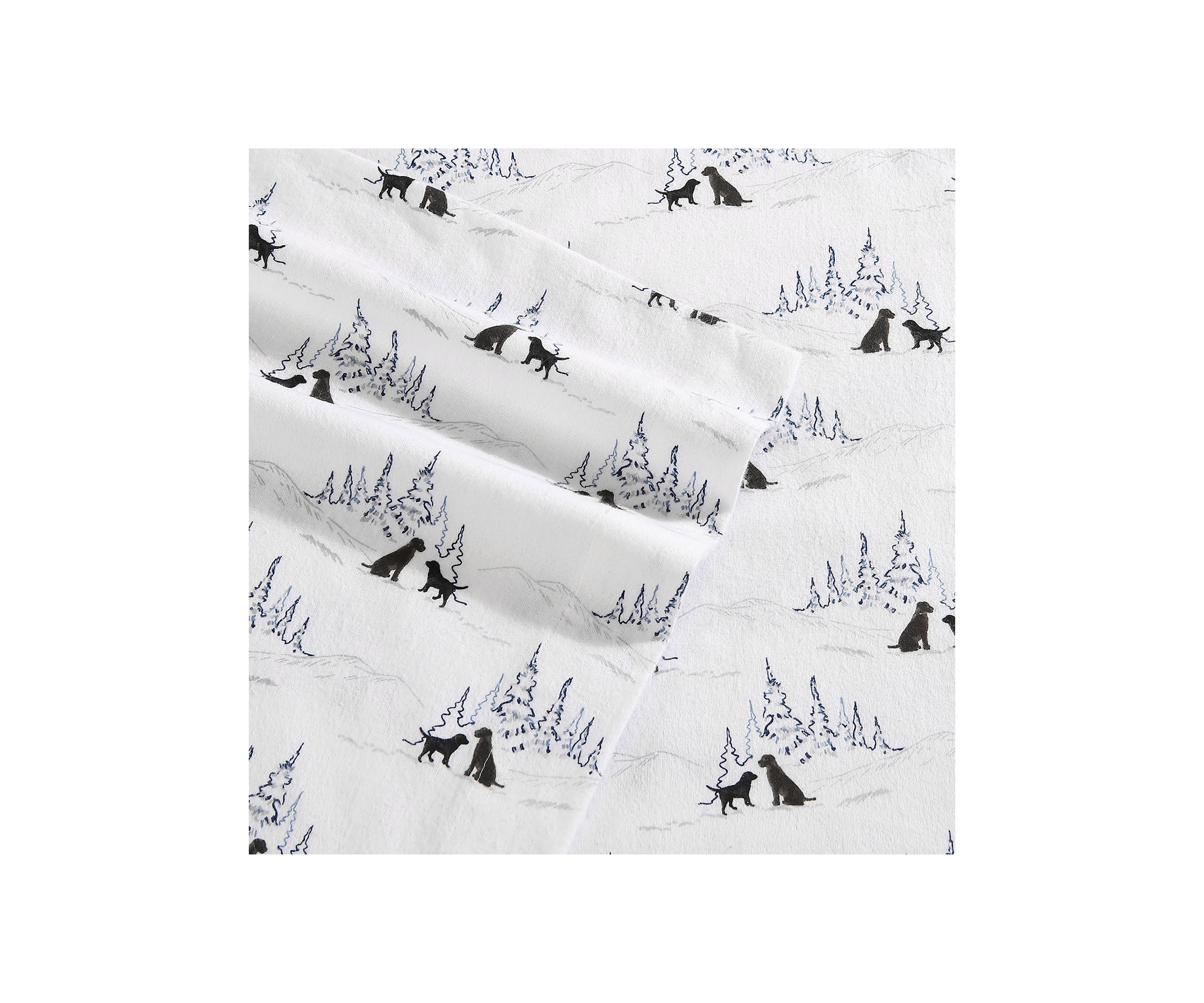 Dog Friends 4-Piece Cotton Sheet Set