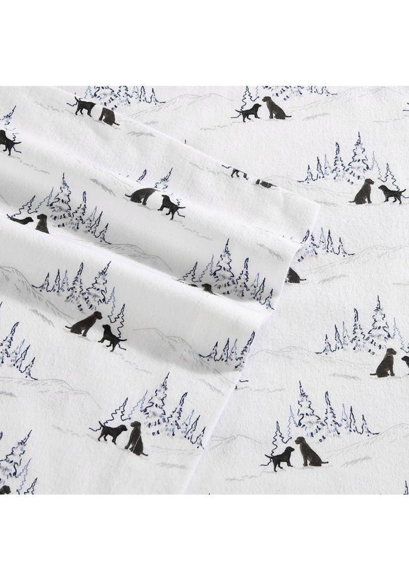 Dog Friends 4-Piece Cotton Sheet Set