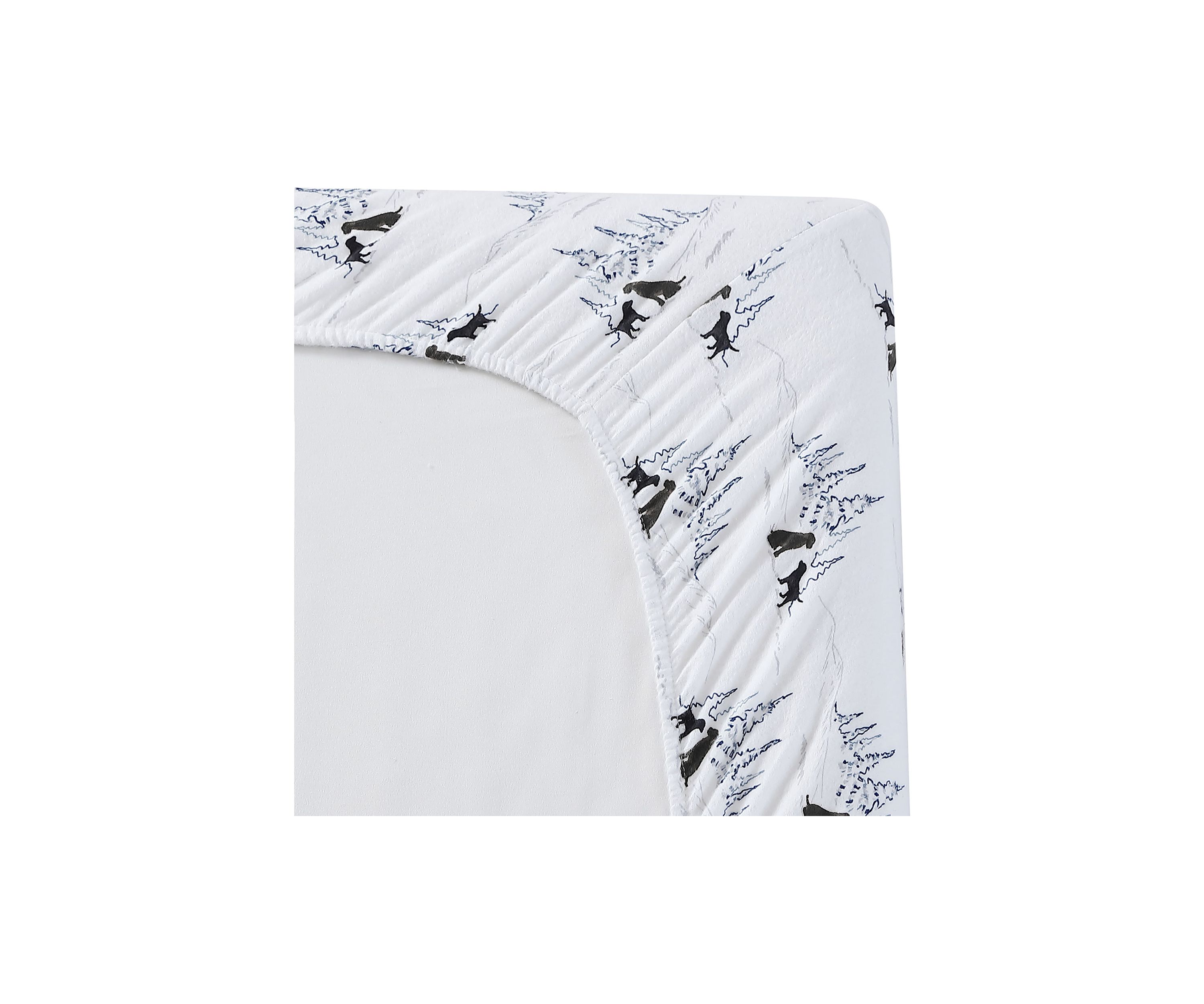 Dog Friends 4-Piece Cotton Sheet Set