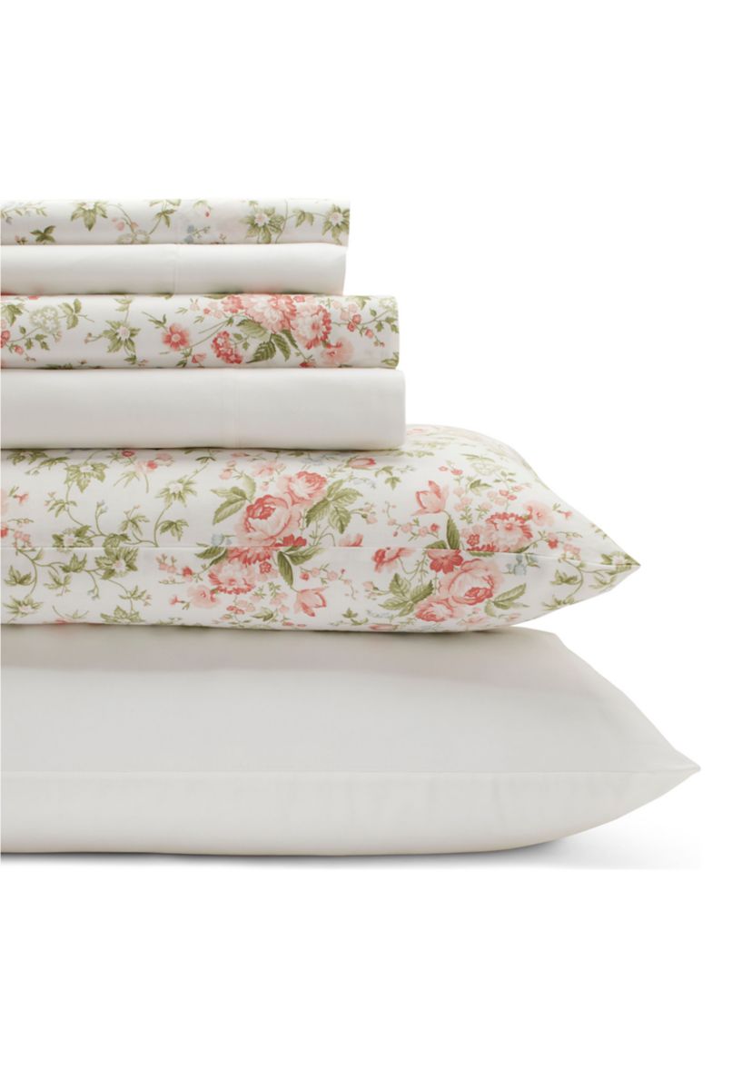 Marissa 6-Piece Floral Cotton Sheet Set