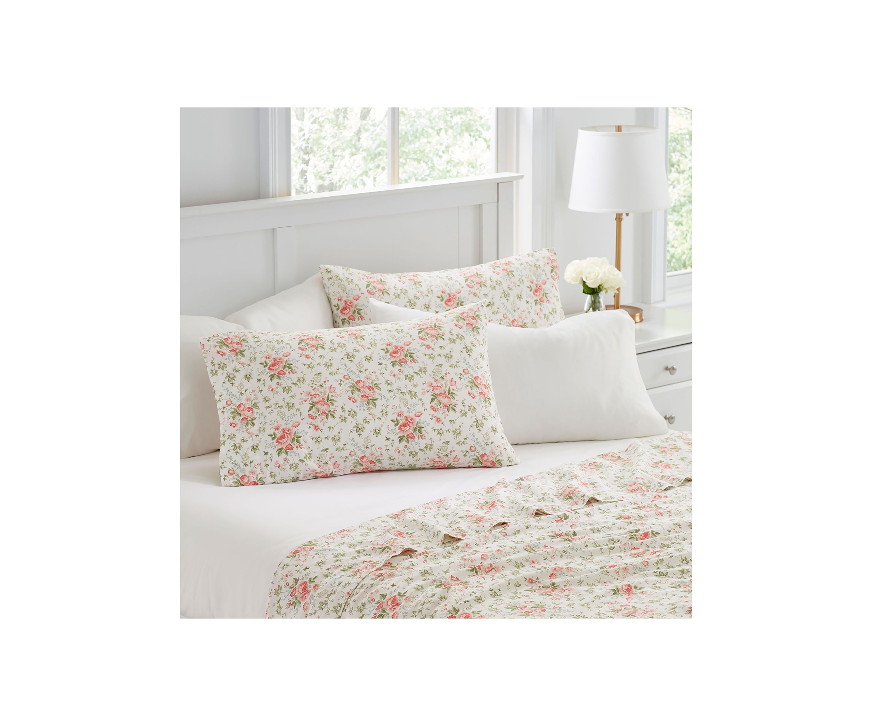 Marissa 6-Piece Floral Cotton Sheet Set