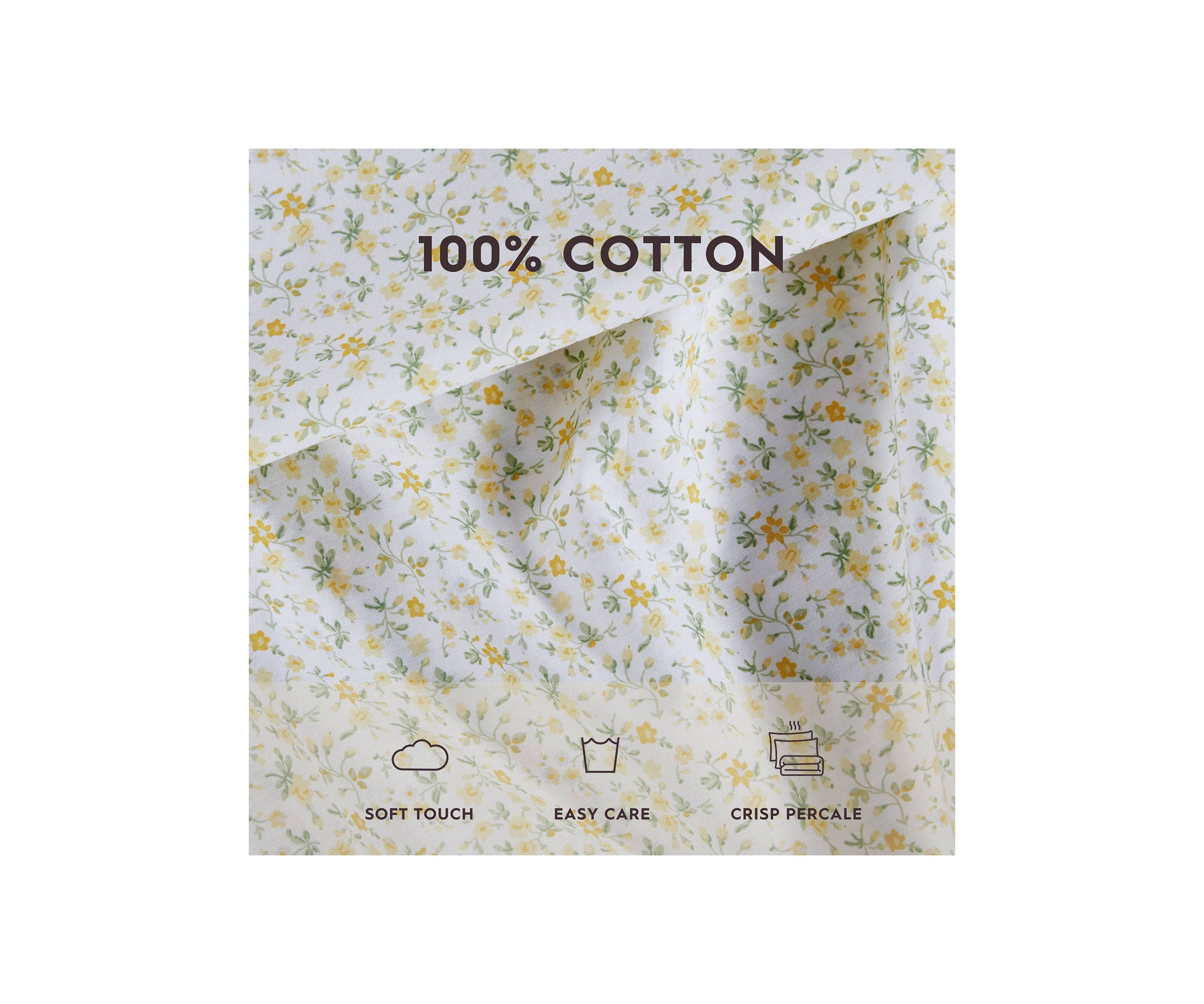 Evie 4-Piece Cotton Sheet Set
