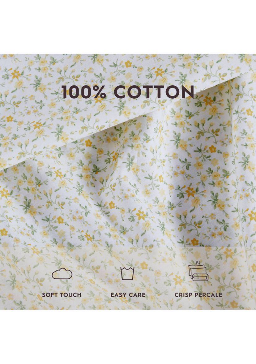 Evie 4-Piece Cotton Sheet Set