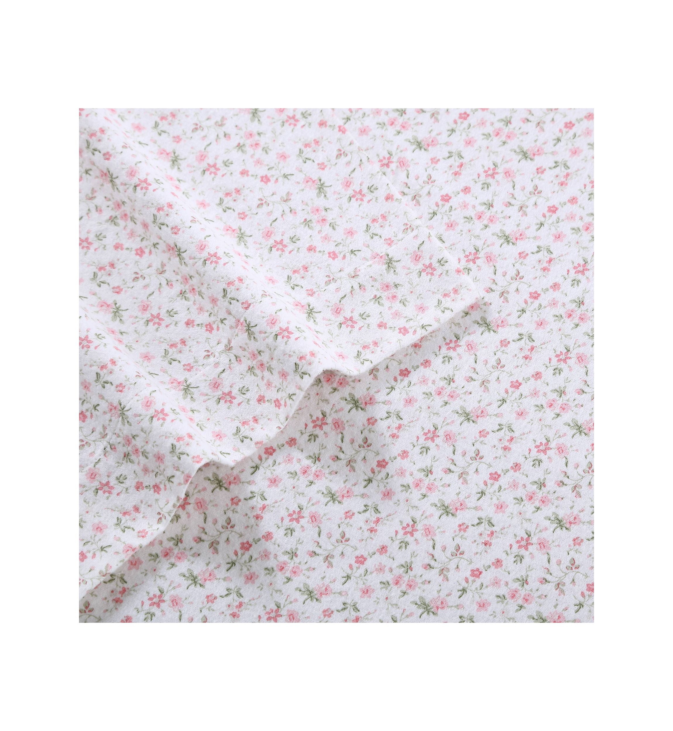 Evie 4-Piece Cotton Flannel Sheet Set
