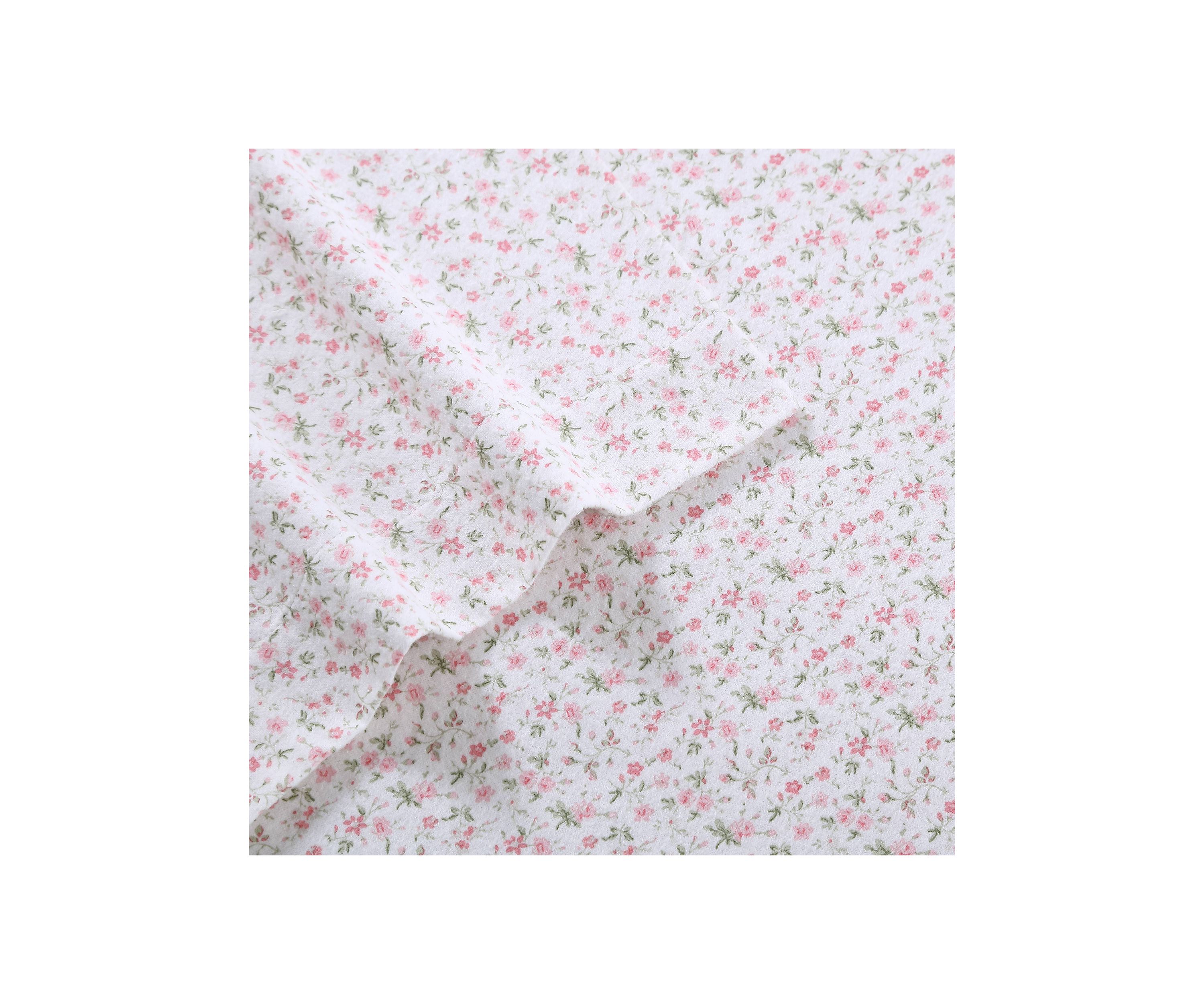 Evie 4-Piece Cotton Flannel Sheet Set
