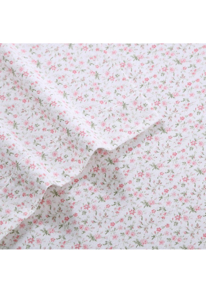 Evie 4-Piece Cotton Flannel Sheet Set