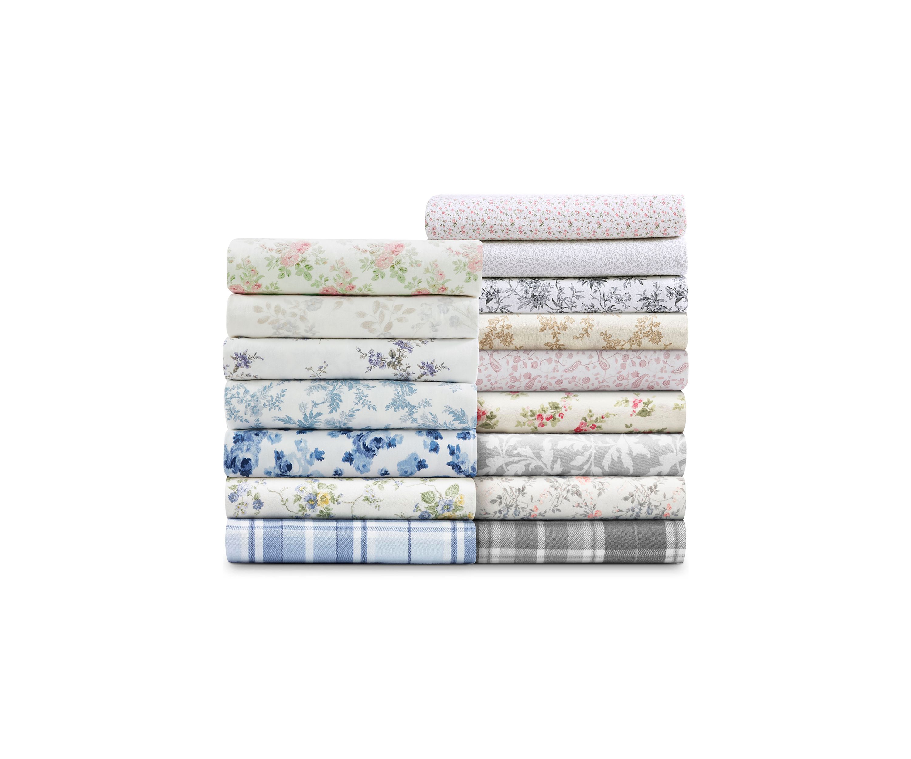 Chelsie Vine 4-Piece Cotton Flannel Sheet Set