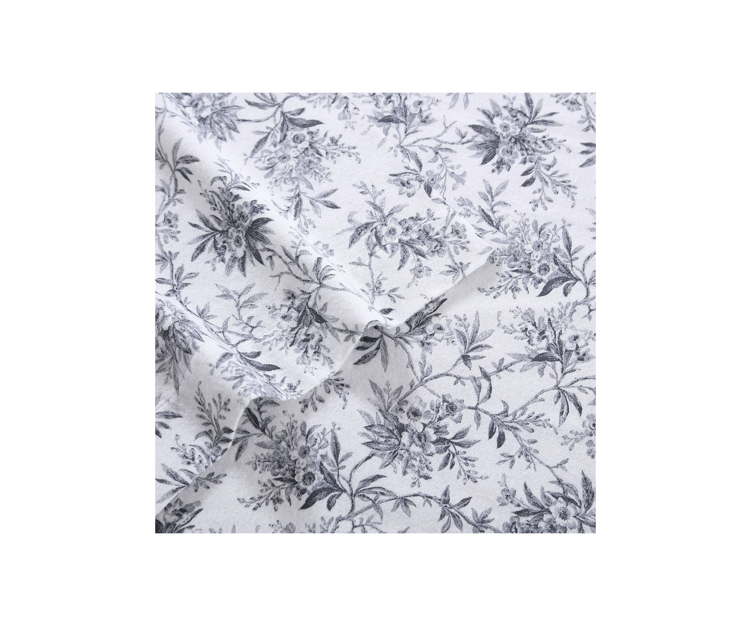 Faye Toile 3-Piece Cotton Flannel Sheet Set