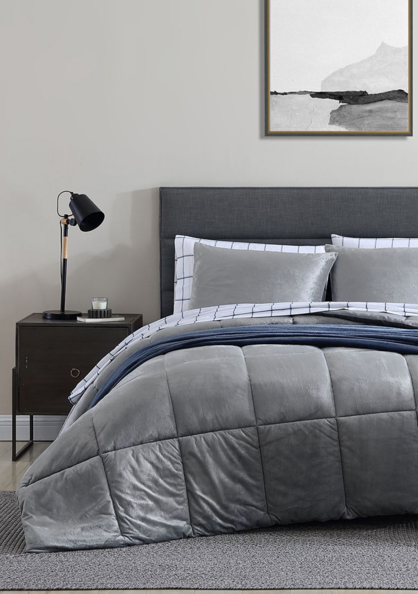 Bristol Micromink Microfiber Comforter-Sham Set