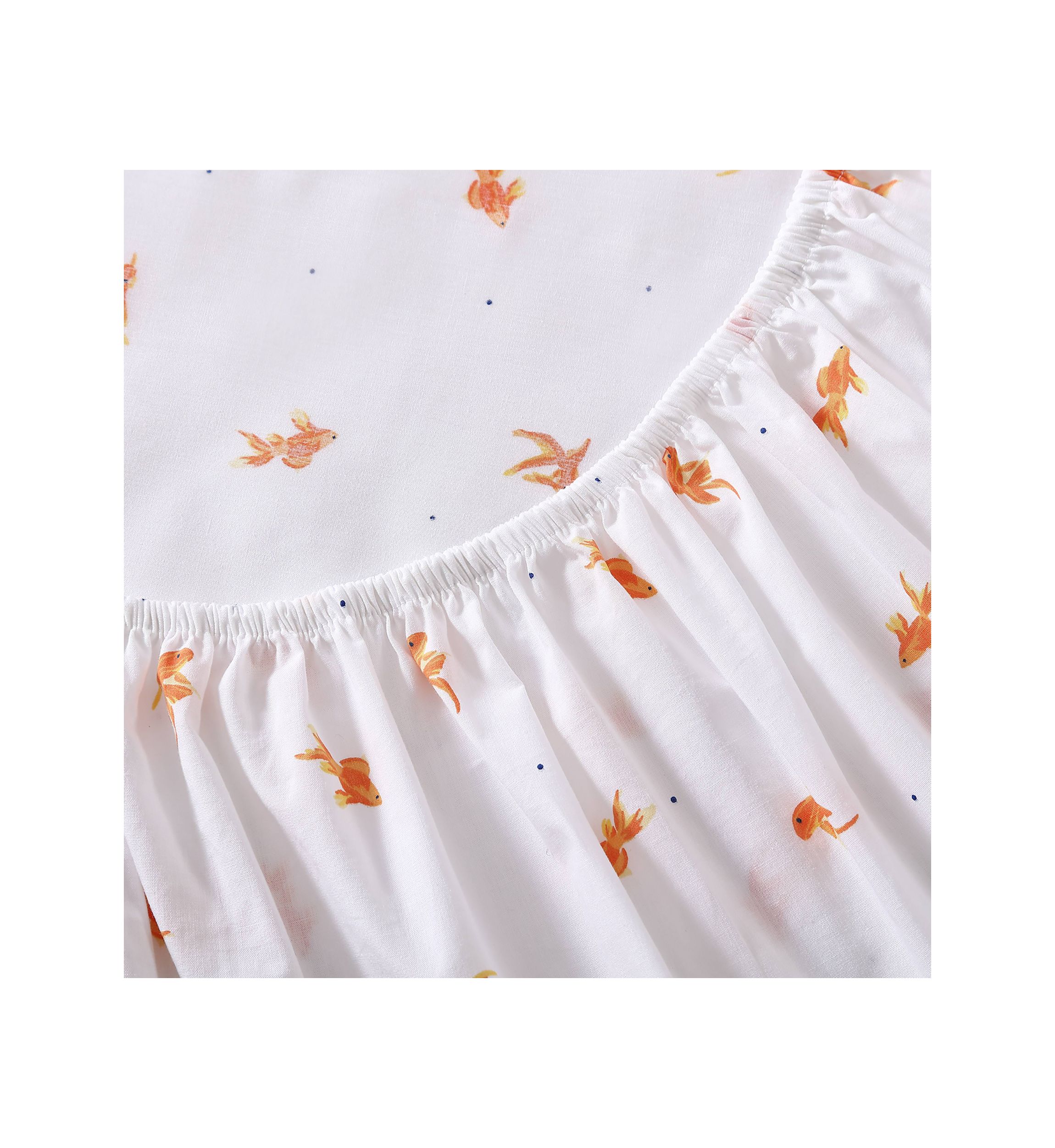 Goldfish 3-Piece Percale Cotton Sheet Set