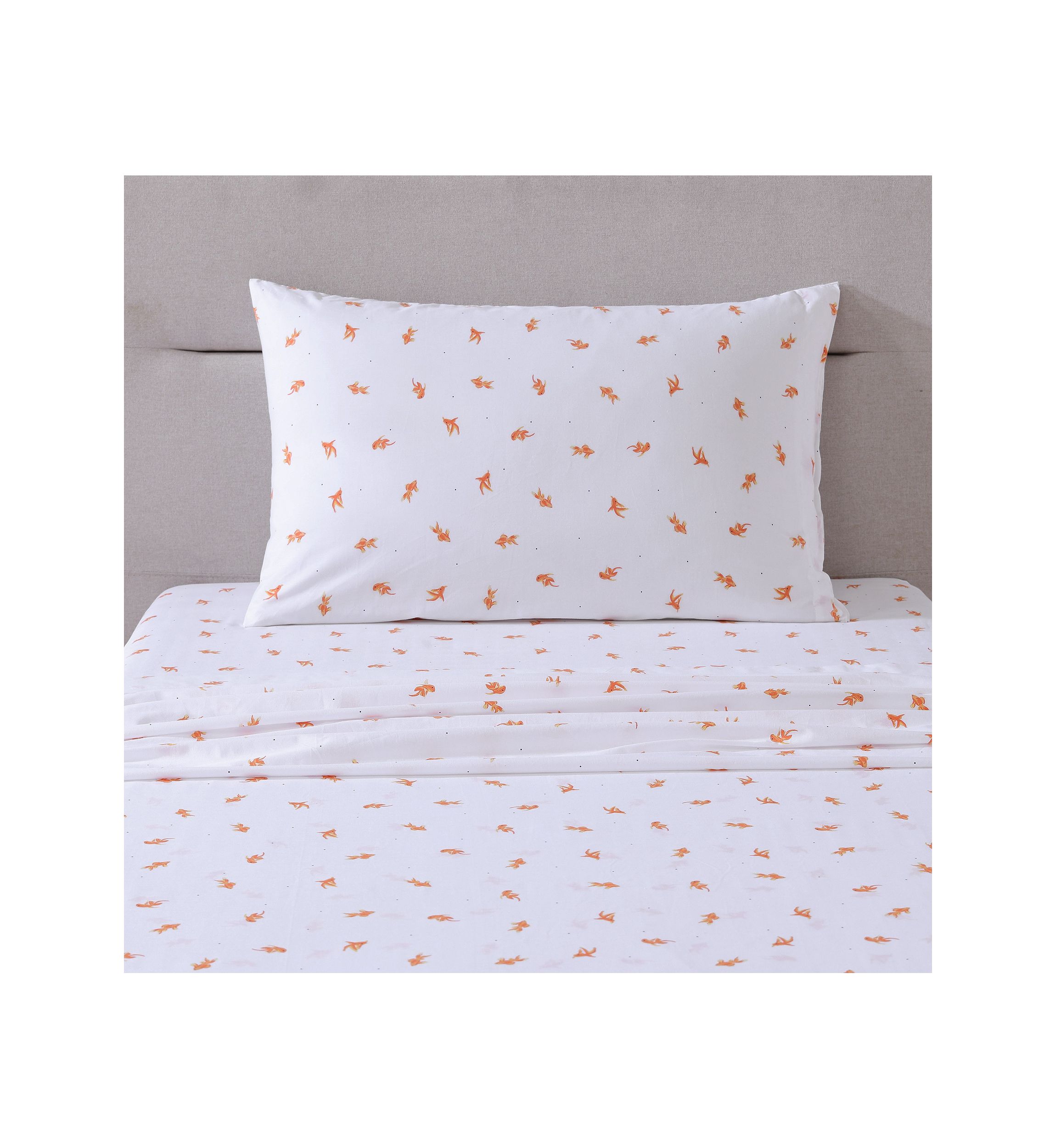 Goldfish 3-Piece Percale Cotton Sheet Set