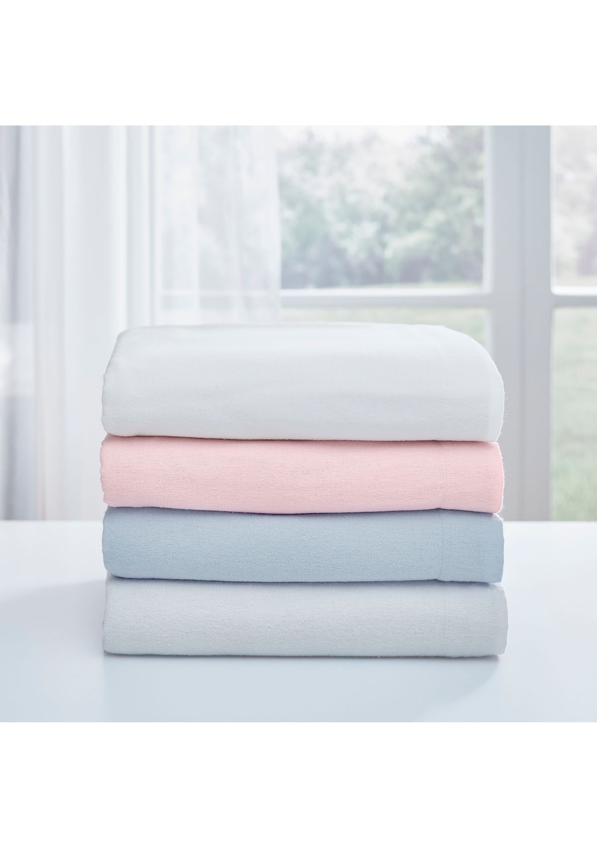 LA Solid 4-Piece Cotton Sheet Set