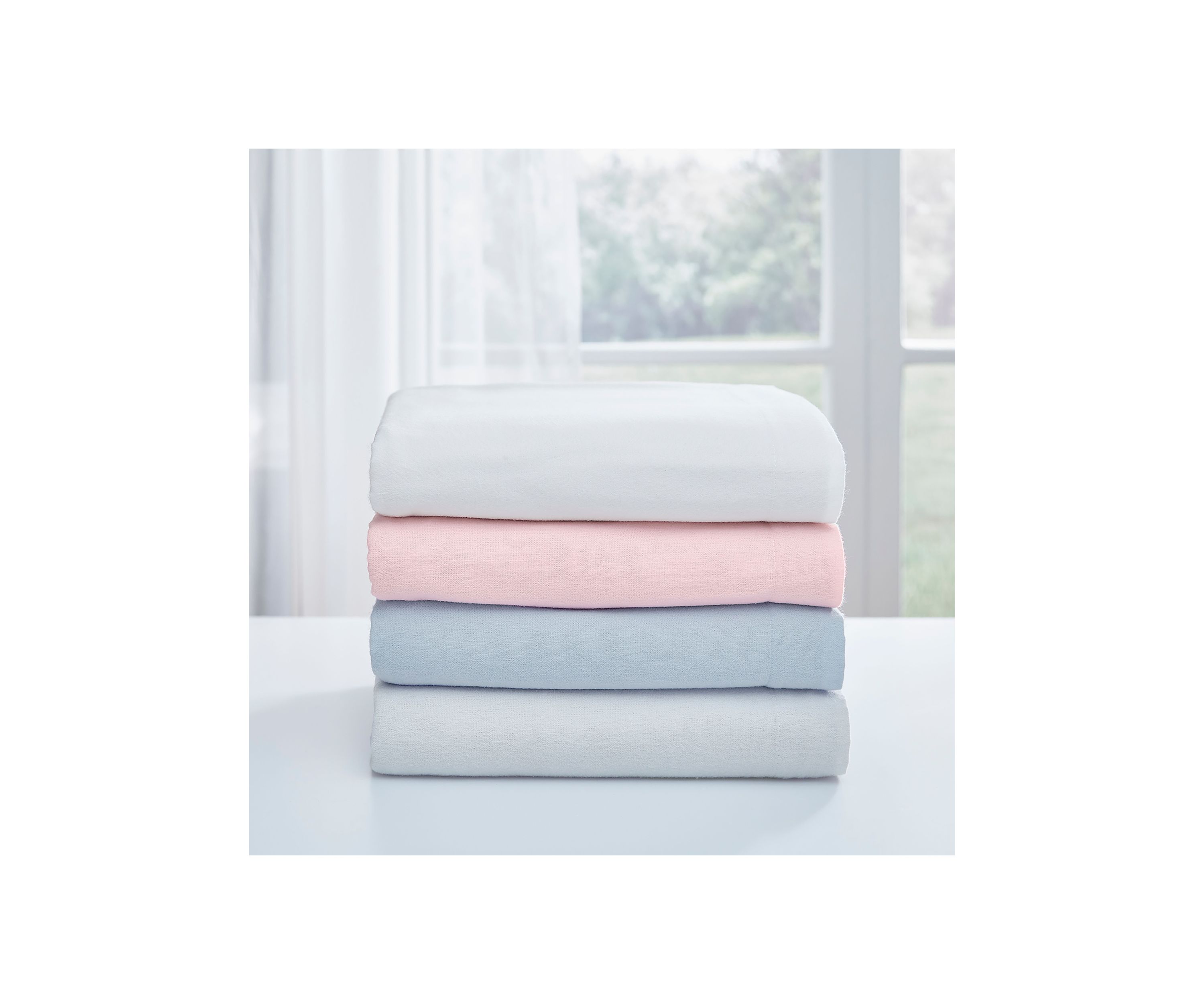 LA Solid 4-Piece Cotton Sheet Set