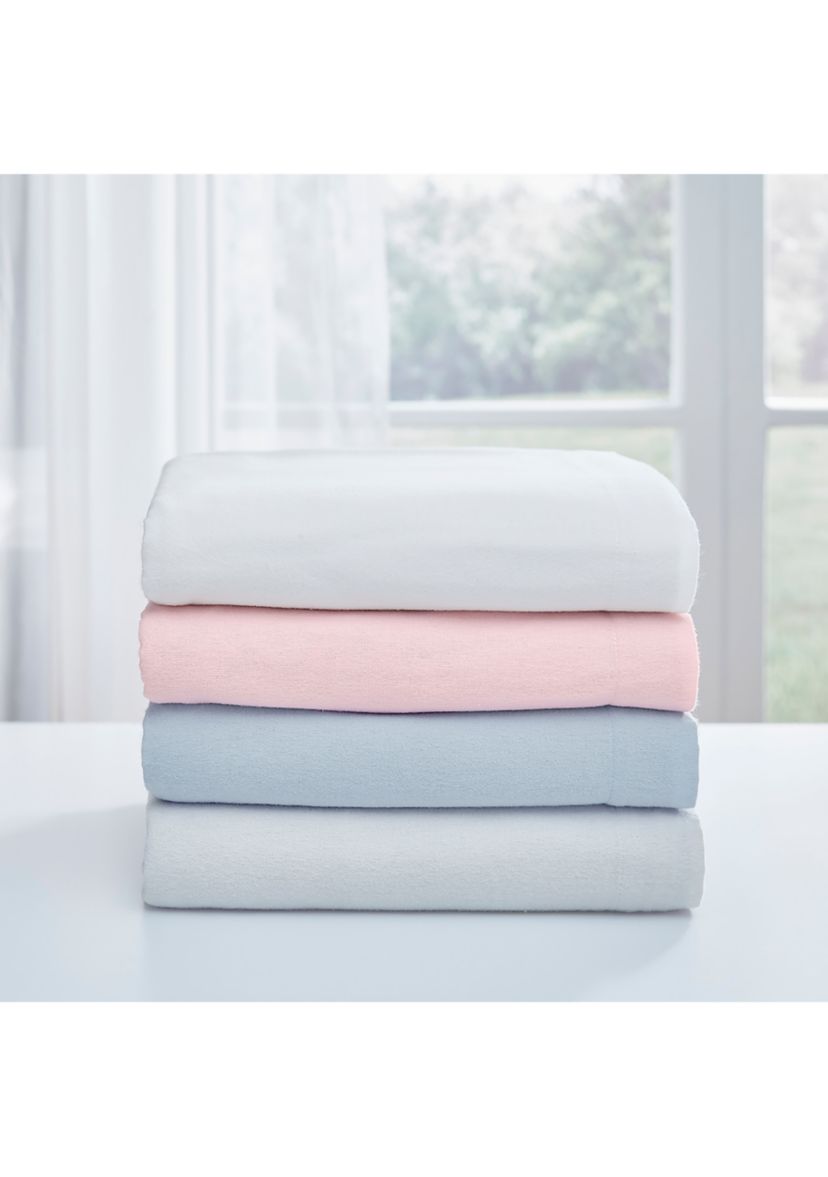 LA Solid 4-Piece Cotton Sheet Set