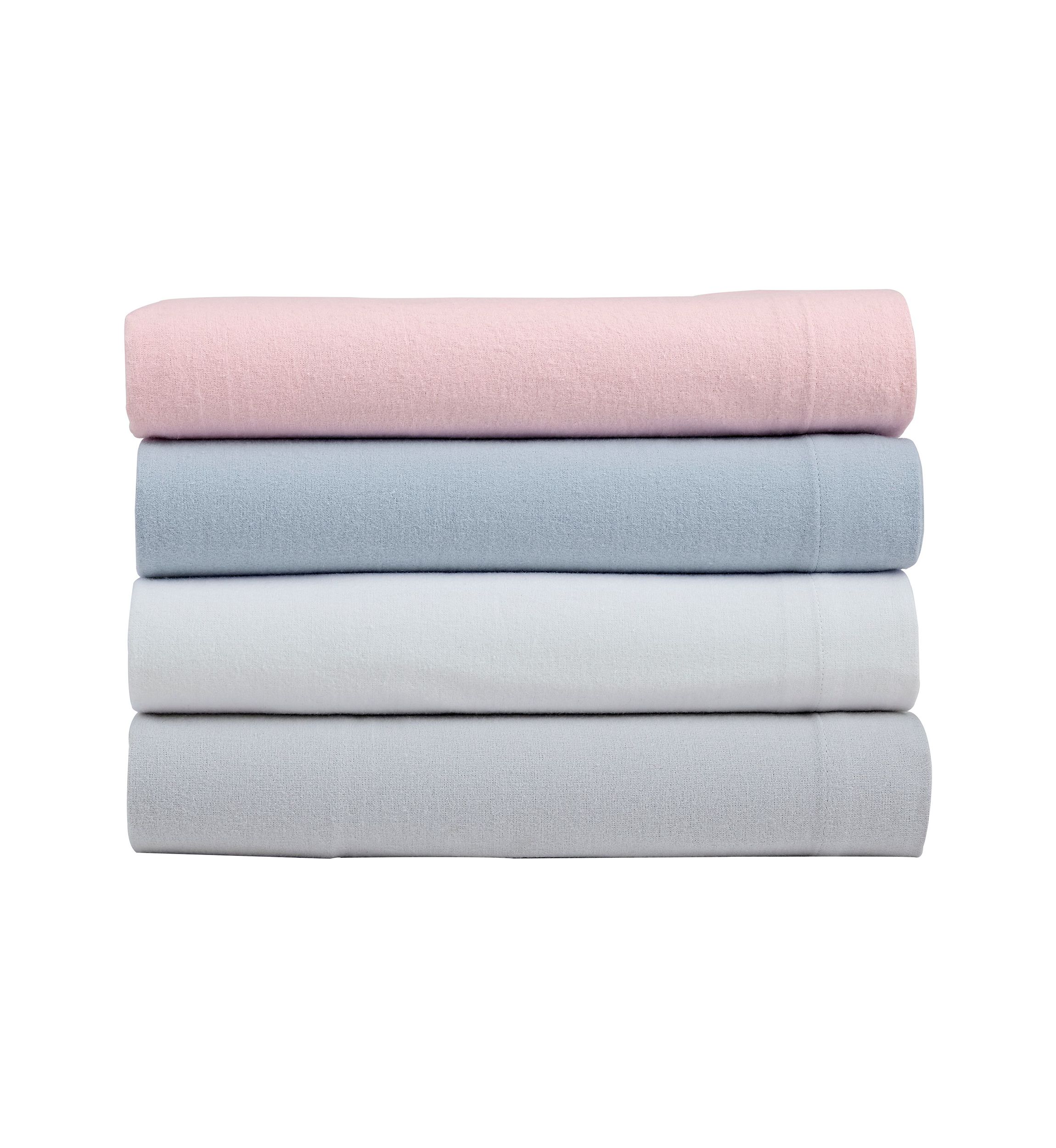 LA Solid 4-Piece Cotton Sheet Set