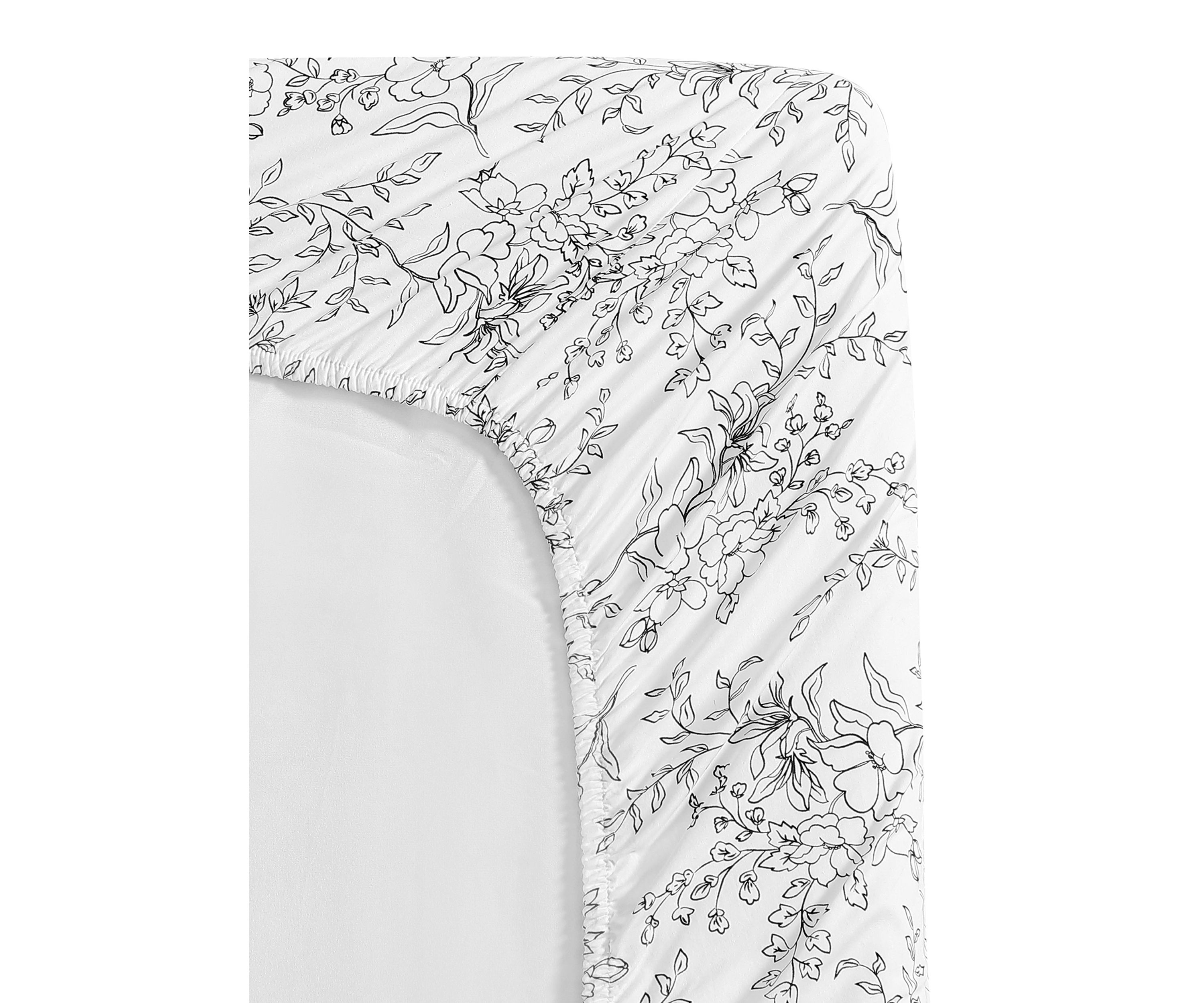 Hawley Floral 3-Piece Cotton Sheet Set