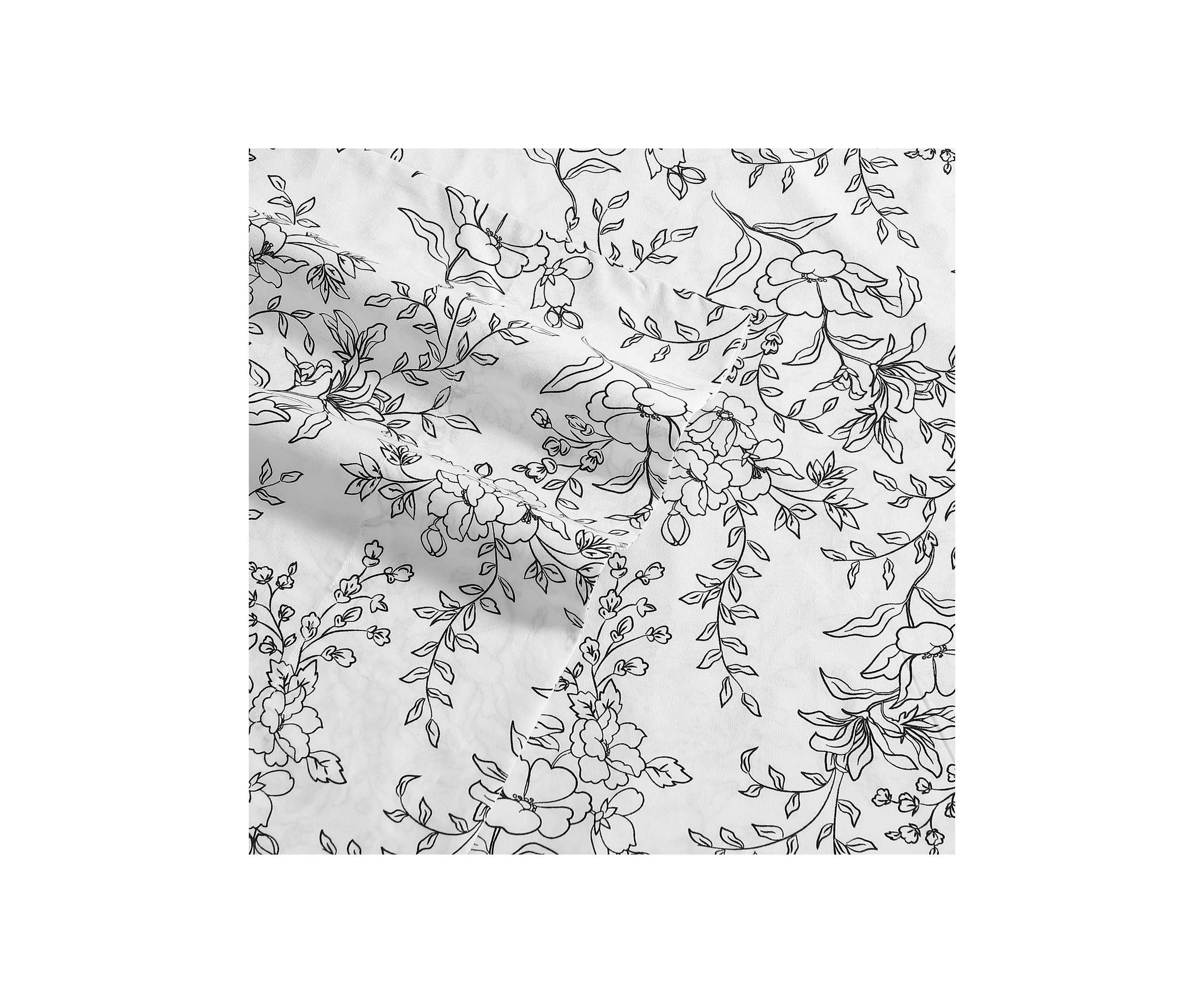 Hawley Floral 3-Piece Cotton Sheet Set