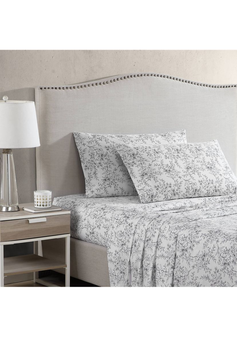 Hawley Floral 3-Piece Cotton Sheet Set