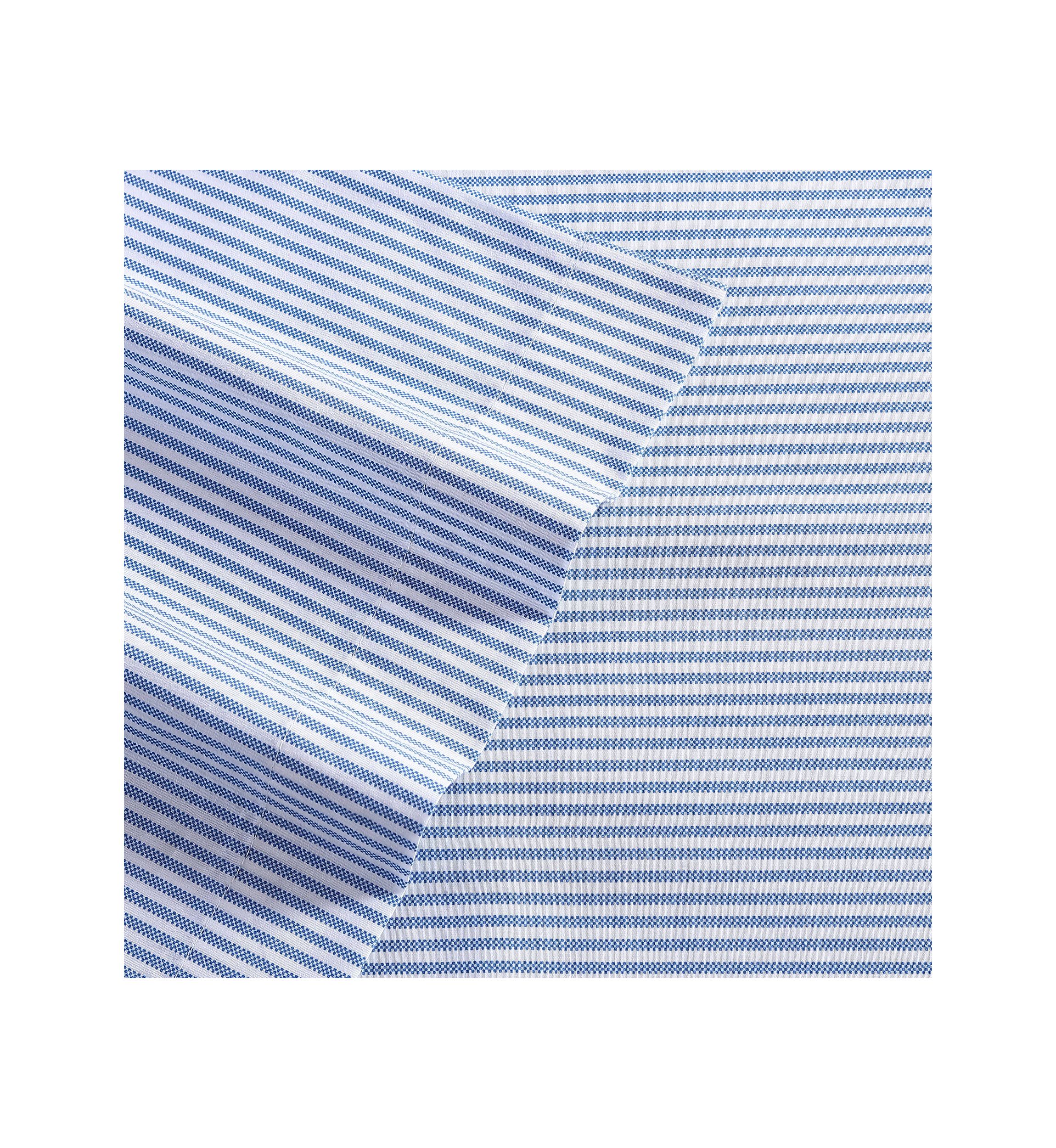 Oxford Stripe Cotton Fitted Sheet