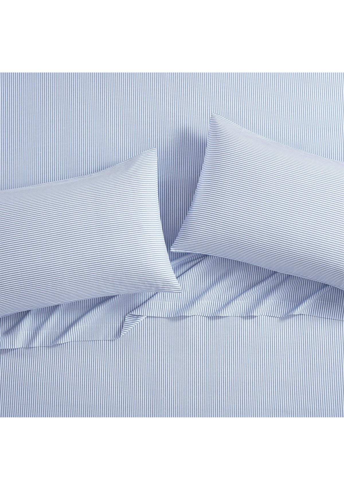 Oxford Stripe Cotton Fitted Sheet