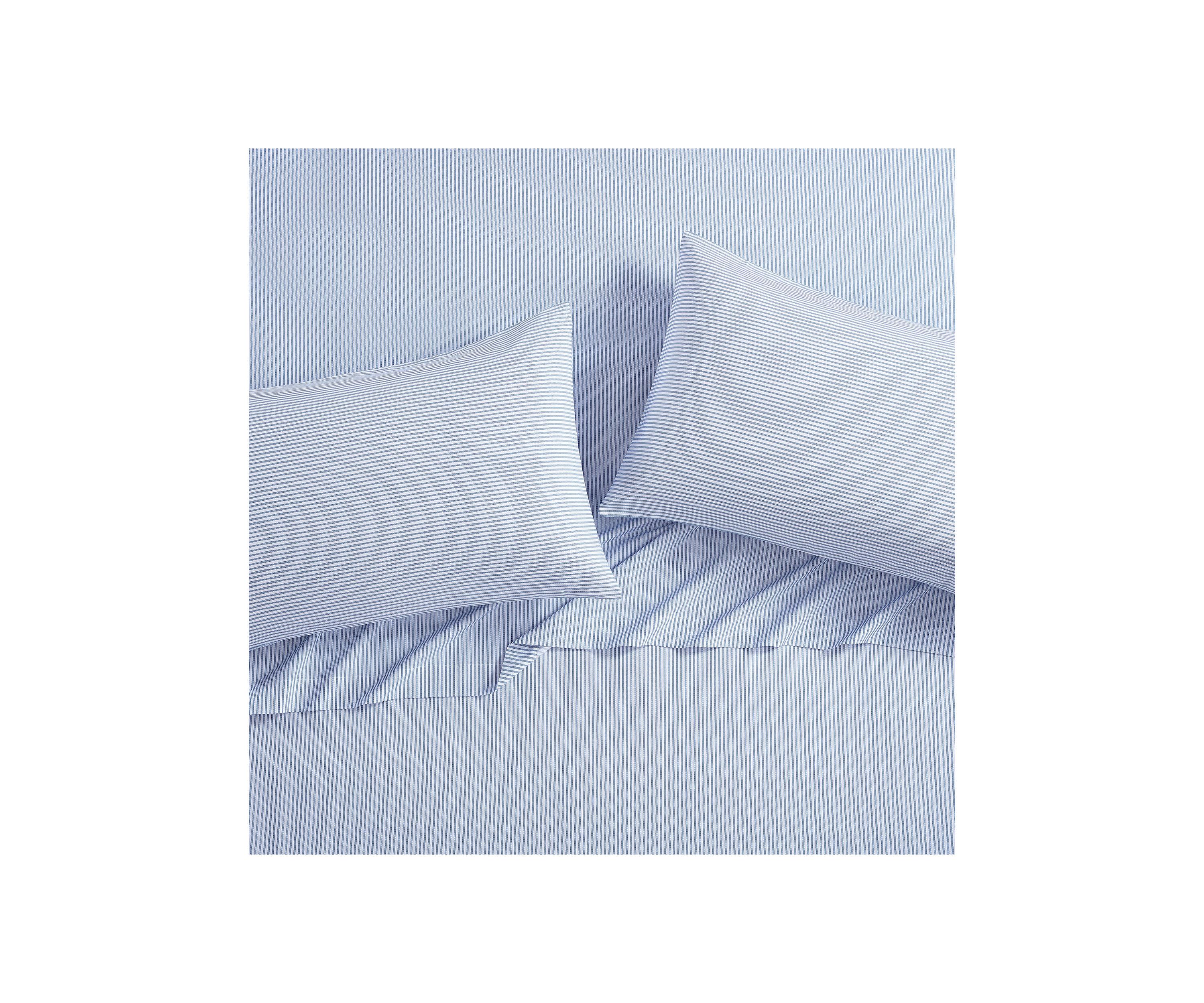 Oxford Stripe Cotton Fitted Sheet