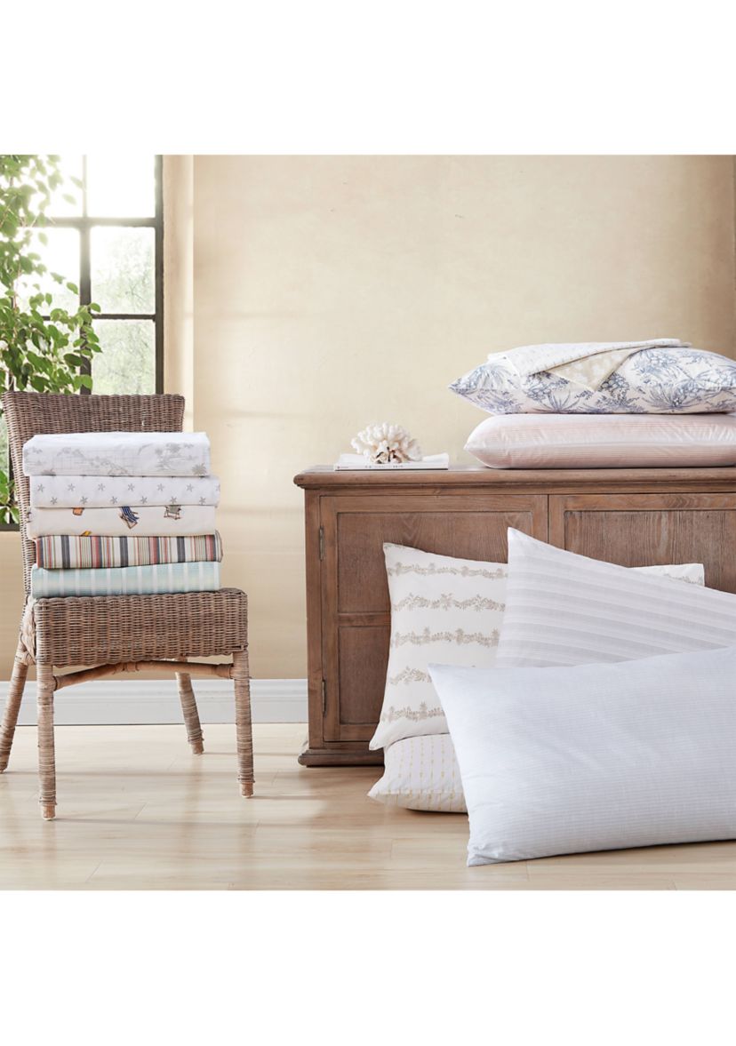 Ala Moana Stripe 4-Piece Percale Cotton Sheet Set