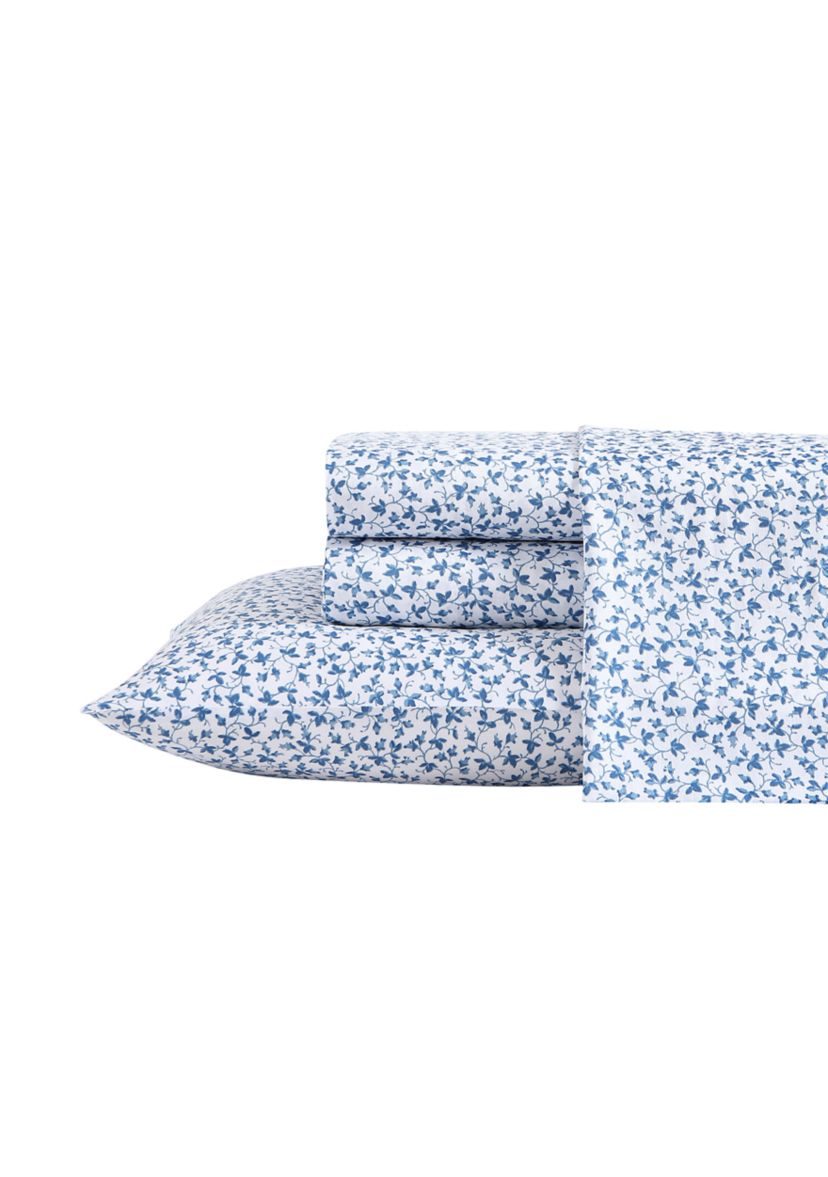Lavange Vine 4-Piece Cotton Sheet Set