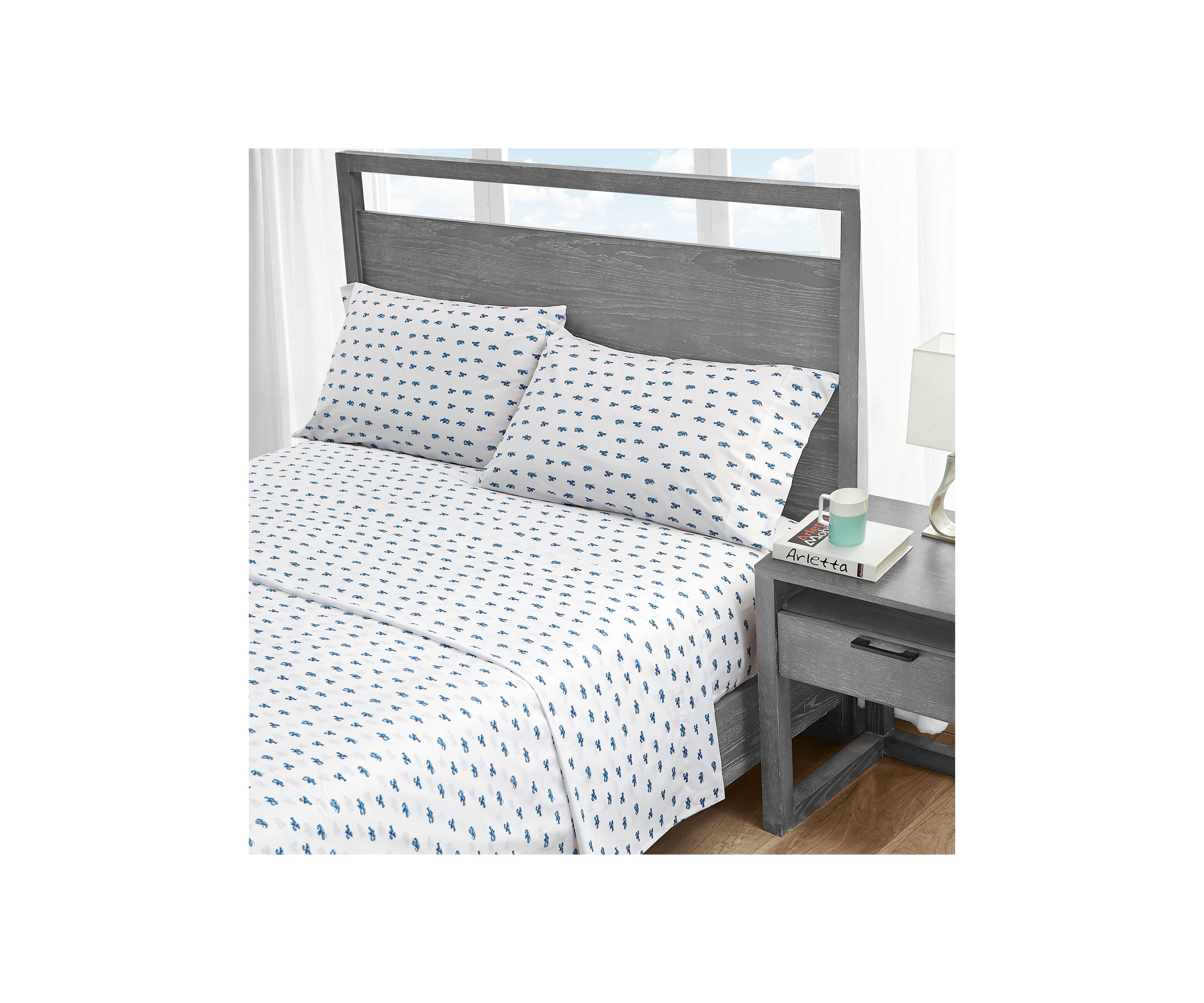 Cloyster 4-Piece Percale Cotton Sheet Set