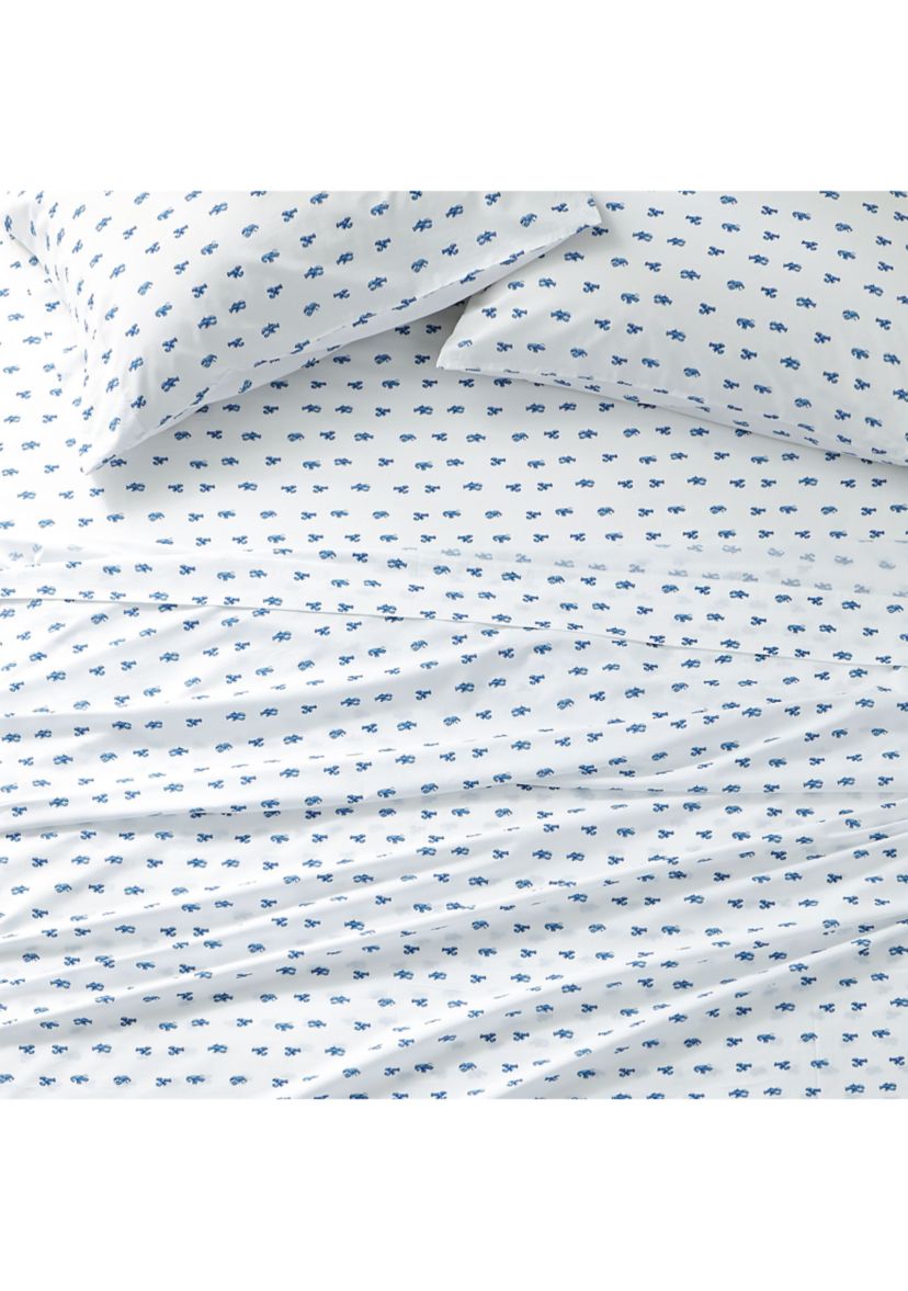 Cloyster 4-Piece Percale Cotton Sheet Set