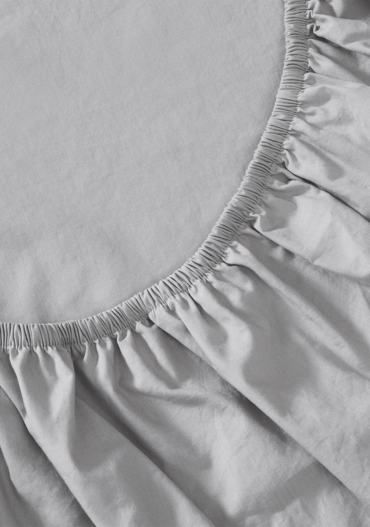 Solid 4-Piece Percale Cotton Sheet Set