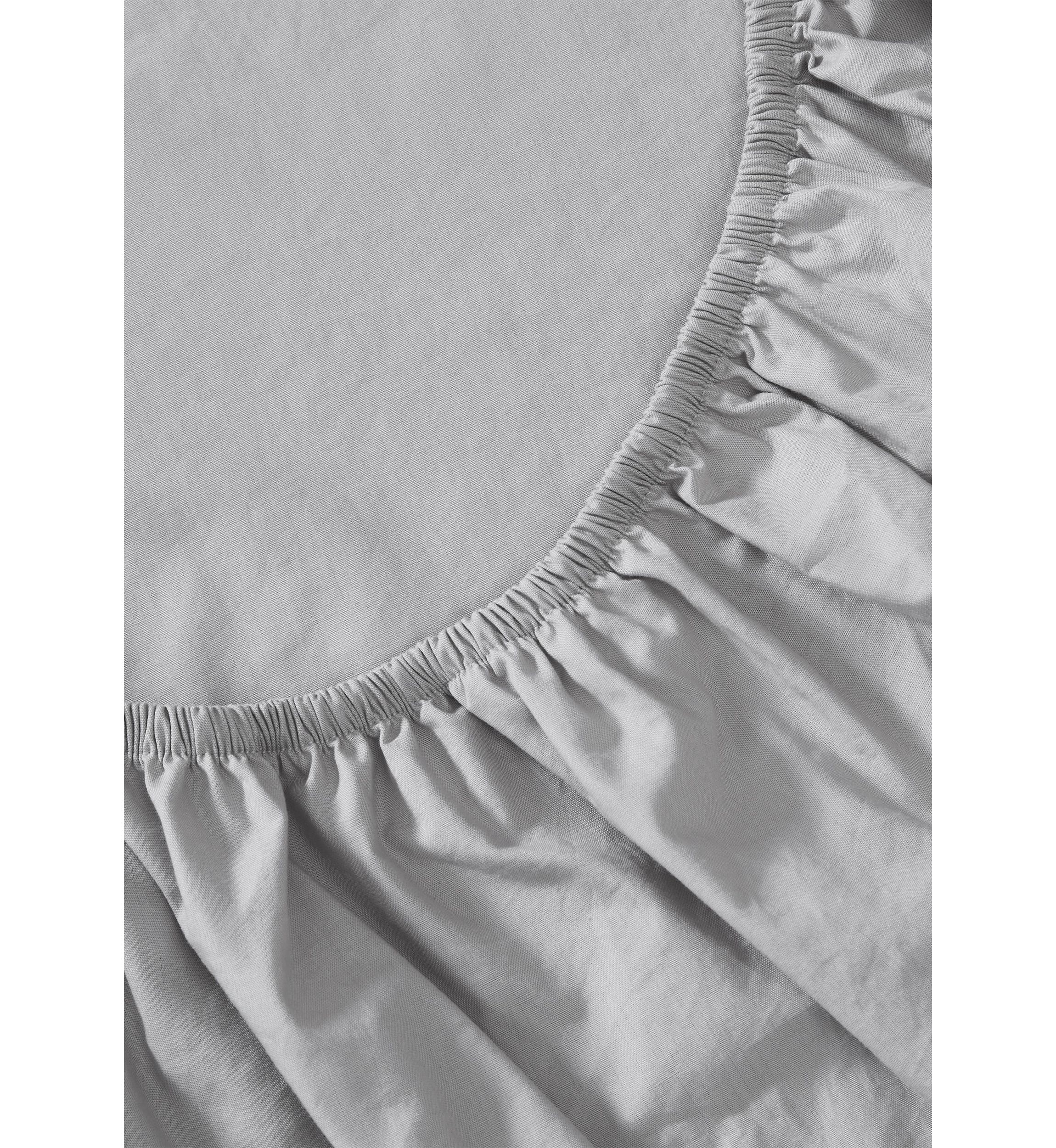 Solid 4-Piece Percale Cotton Sheet Set
