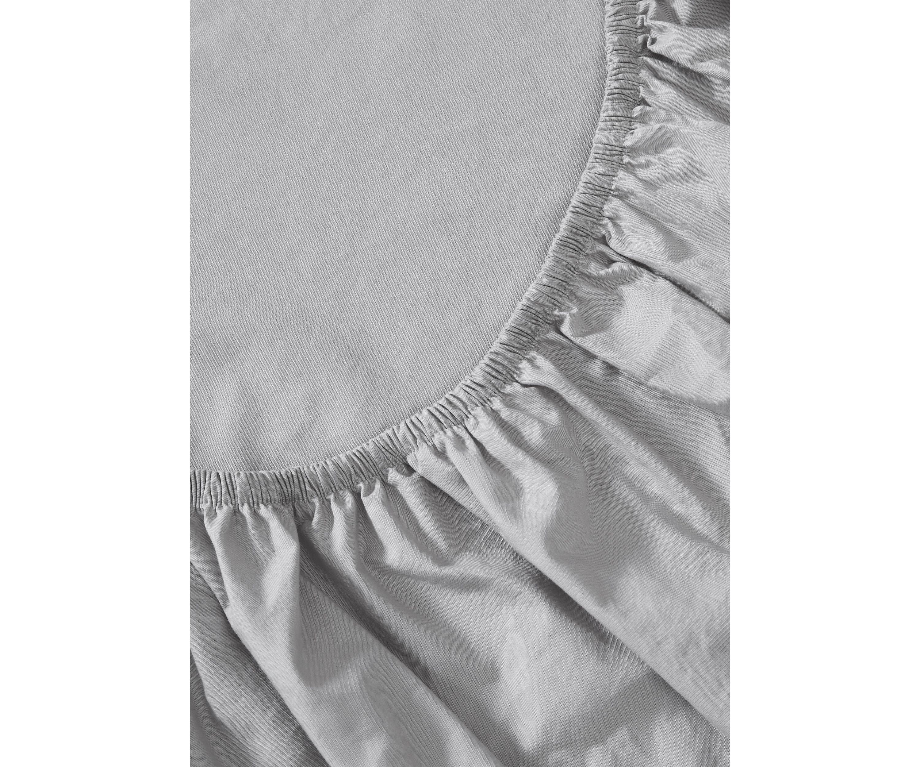 Solid 4-Piece Percale Cotton Sheet Set