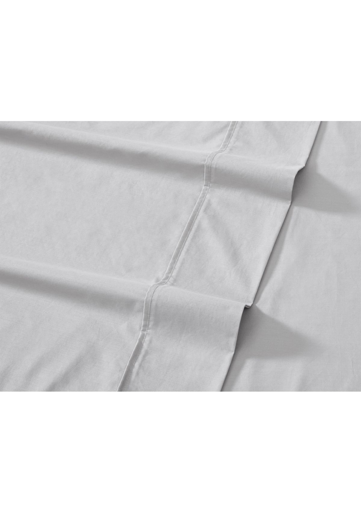 Solid 4-Piece Percale Cotton Sheet Set