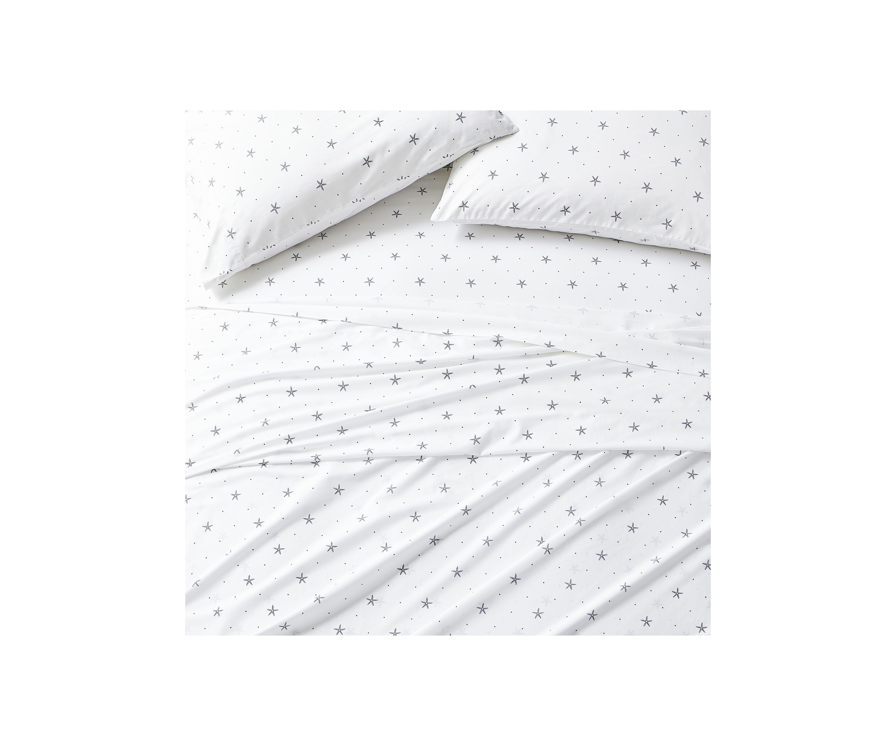 Star Spangled Coastal 4-Piece Percale Cotton Sheet Set