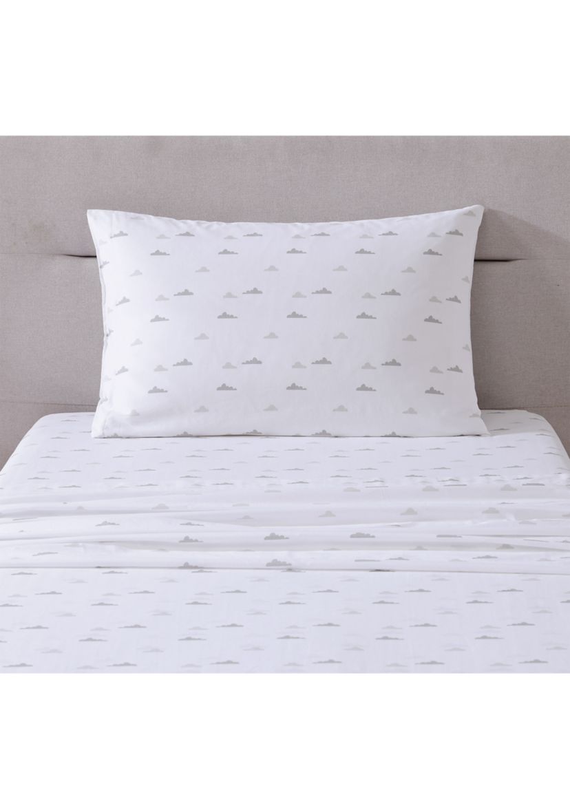 Cloud 3-Piece Percale Cotton Sheet Set