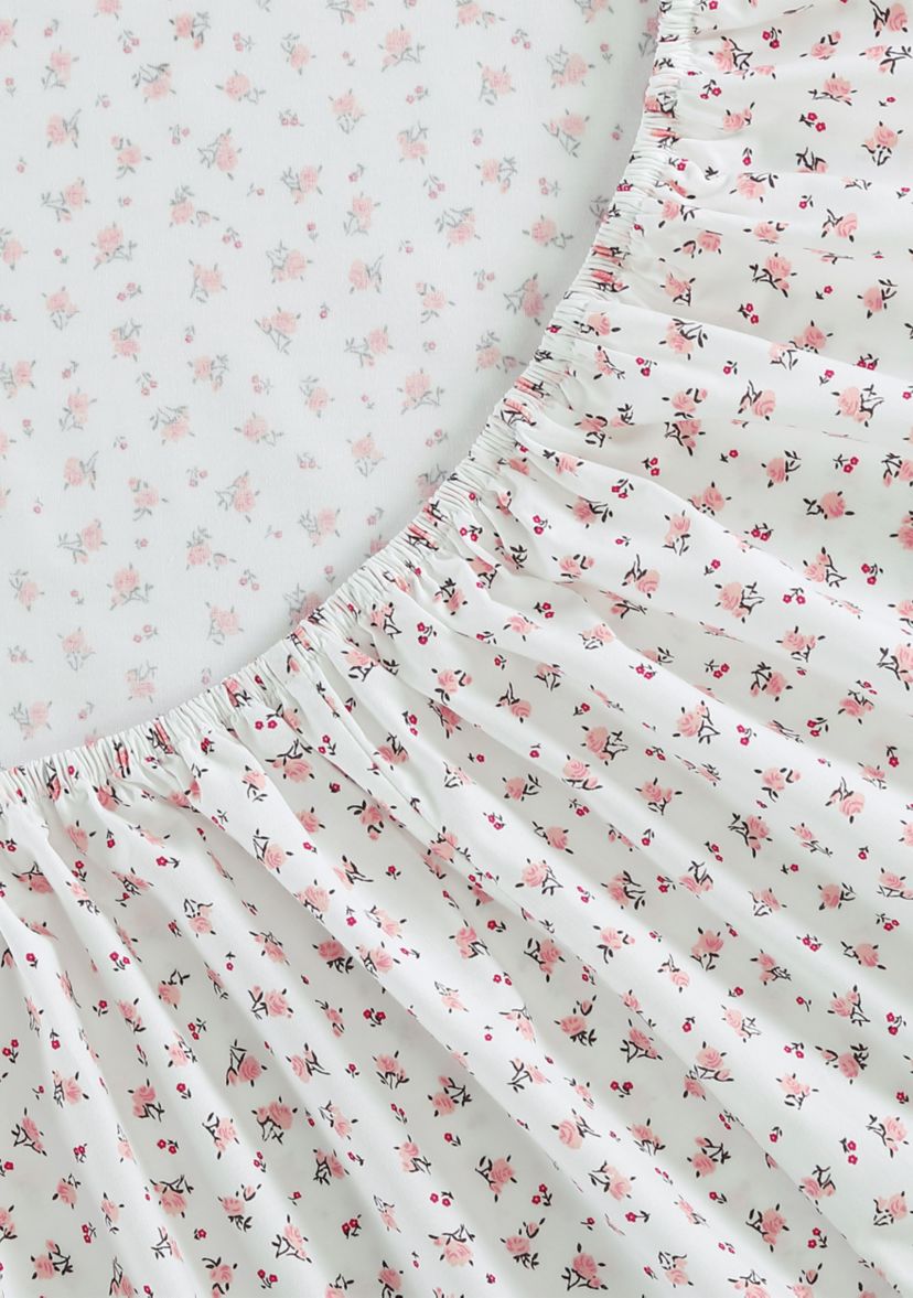 Baby Buds 100% Cotton Percale- 4 Piece- Sheet Set