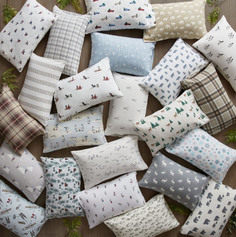 Snowflake Fair Isle 4-Piece Graphic Flannel Sheet Set