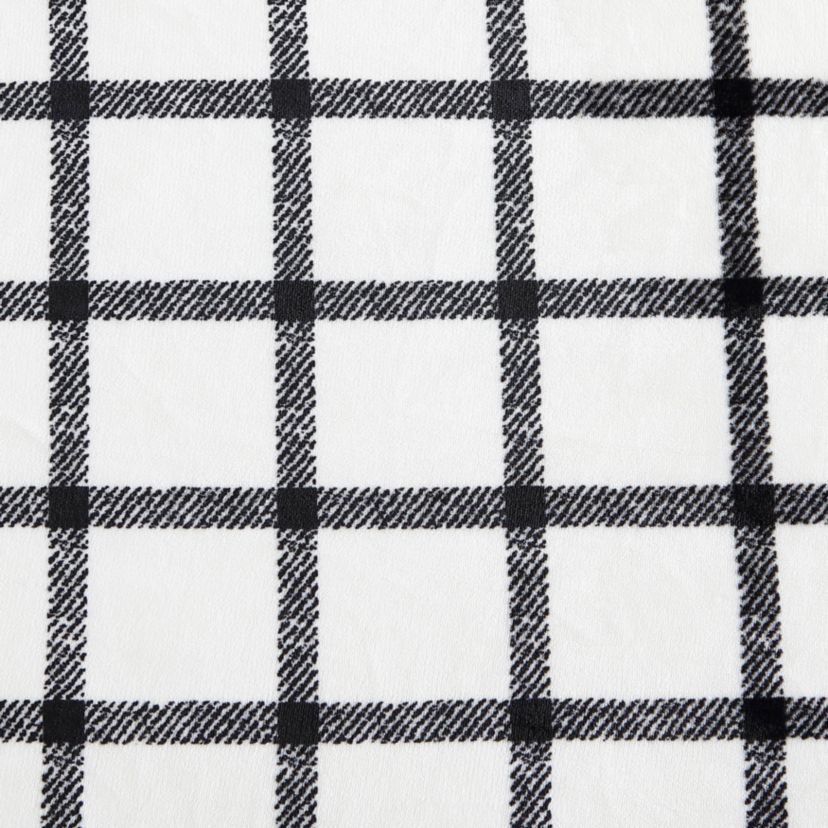 Bunkhouse Plaid Sherpa Reversible Throw Blanket