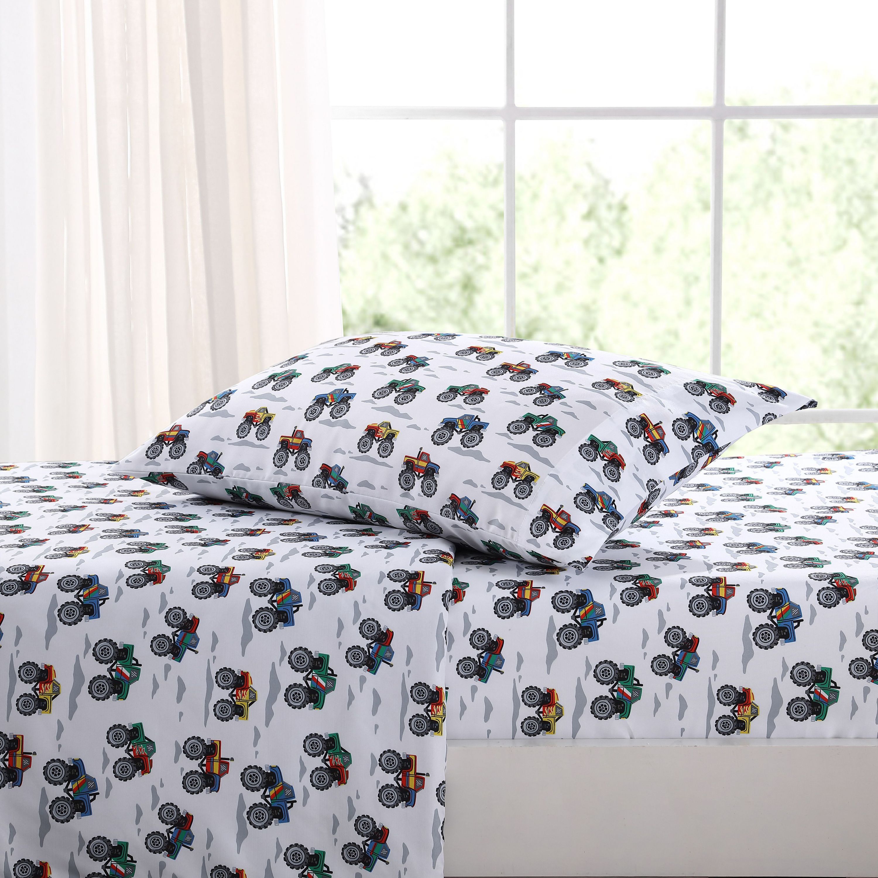 Trucks Ultra Soft Microfiber 4 Piece Sheet Set