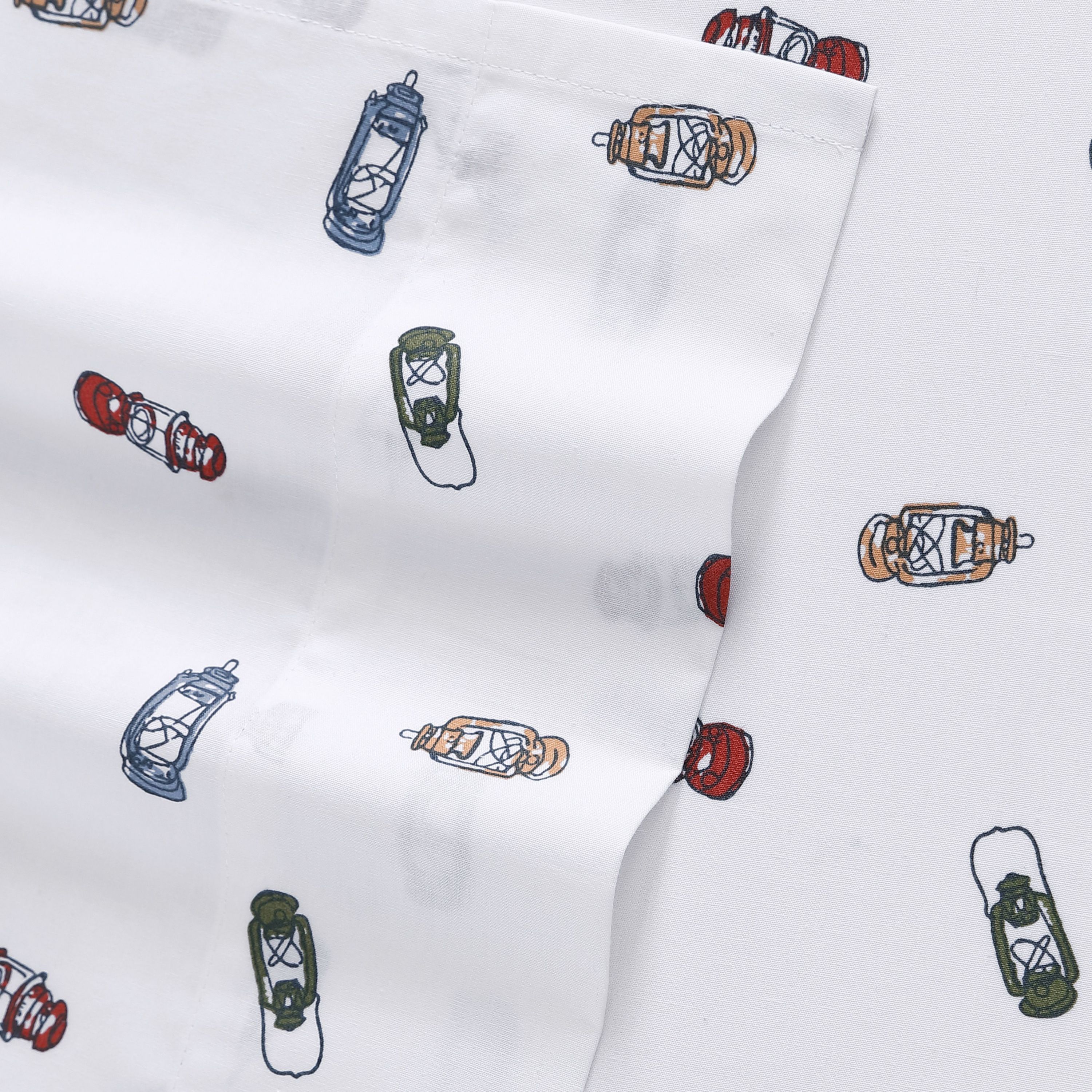 Explore Lantern 100% Cotton Percale- 3 Piece- Sheet Set