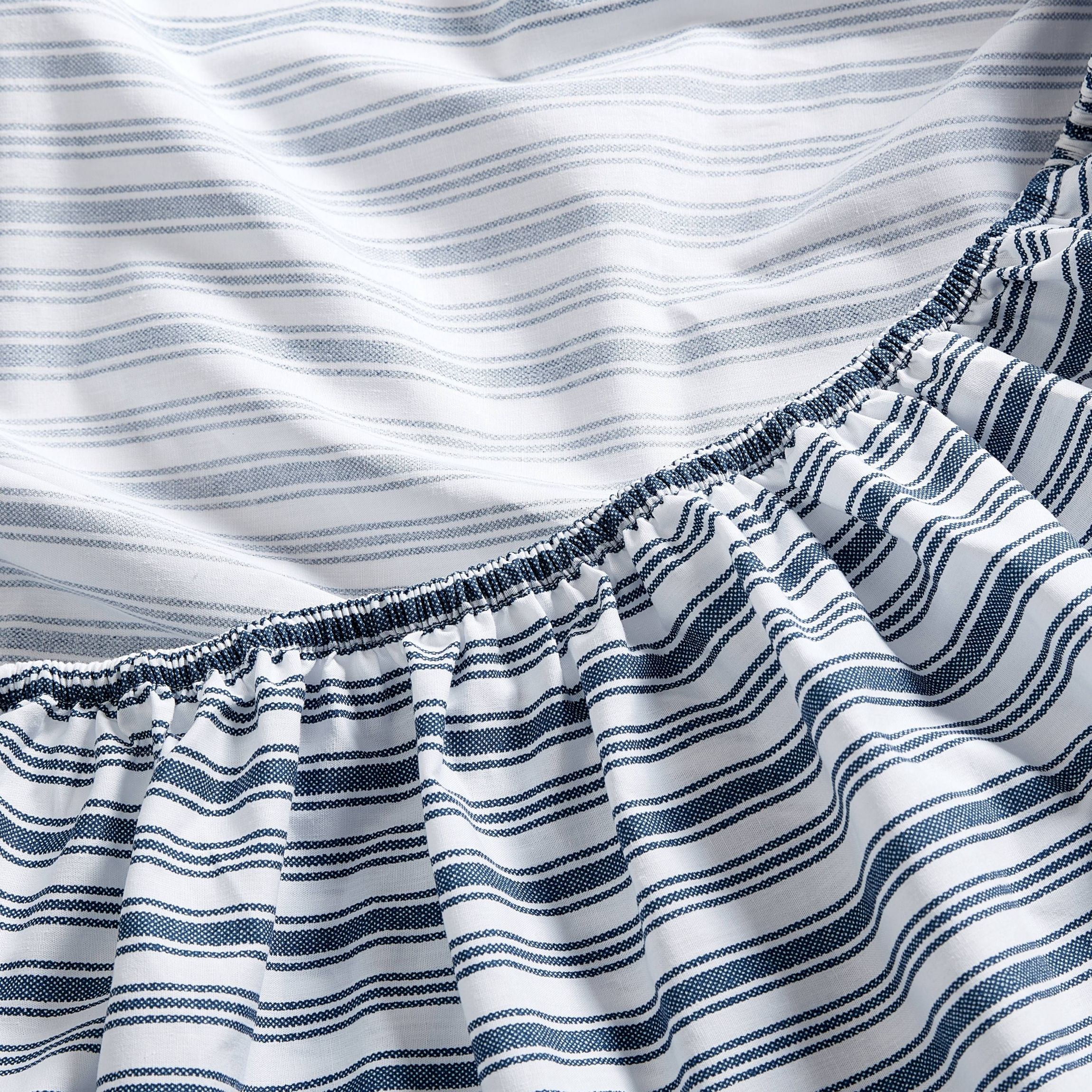 Coleridge Stripe 100% Cotton Percale- 4 Piece- Sheet Set